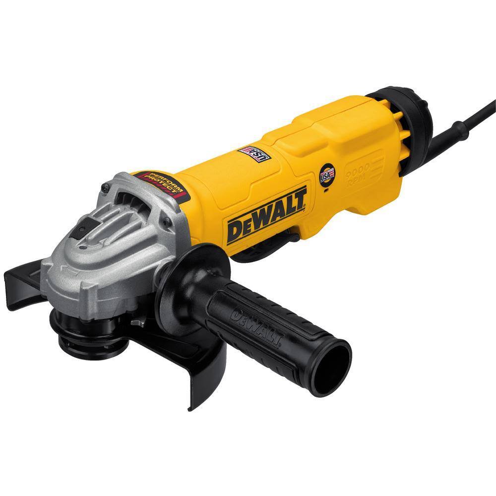 DWE43144N 13 Amp Corded 6 in. High Performance Angle Grinder with No-Lock-On Paddle Switch