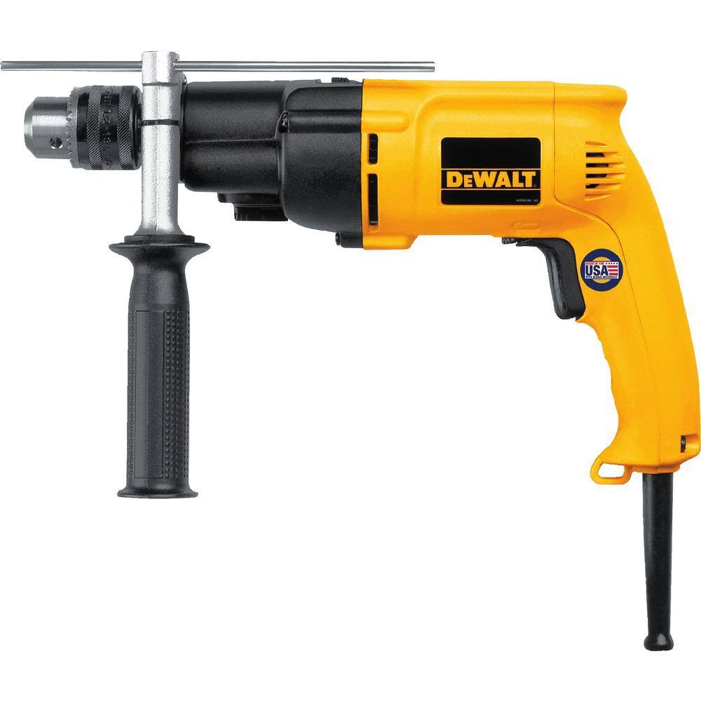 DW505 7.8 Amp 1/2 in. Variable Speed Reversing Dual-Range Hammer Drill