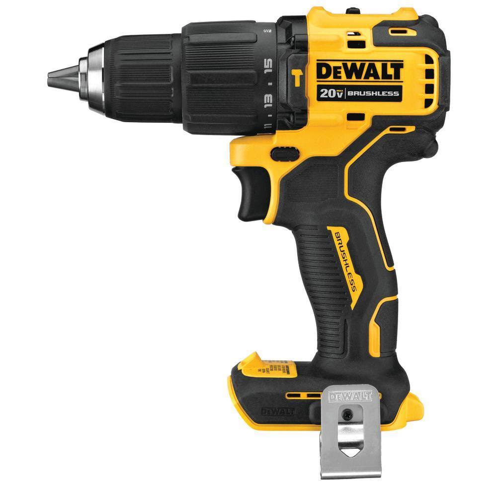 DCD709B ATOMIC 20V MAX Cordless Brushless Compact 1/2 in. Hammer Drill (Tool Only)