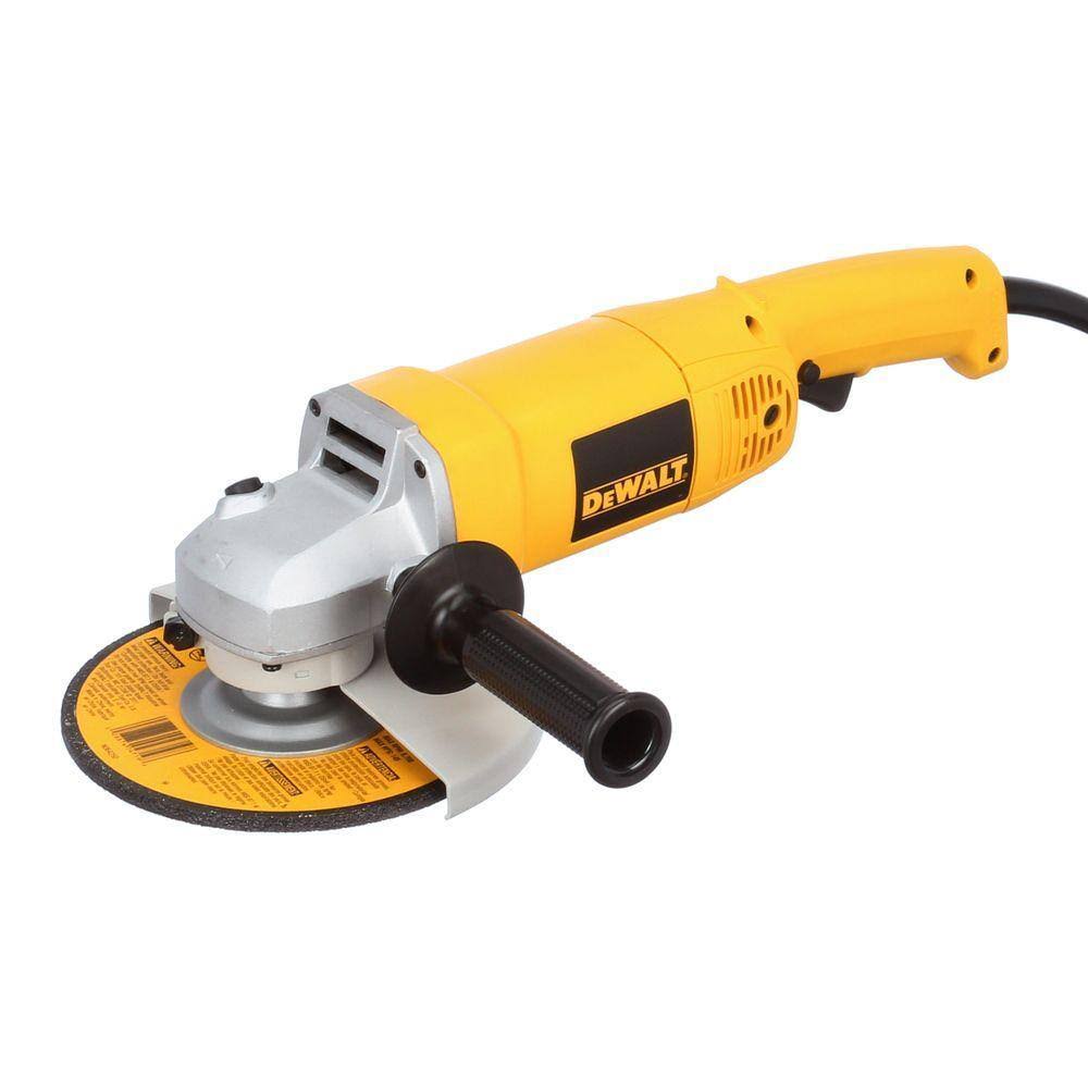 DW840K 13 Amp 7 in. Heavy Duty Angle Grinder with Bag and Wheels