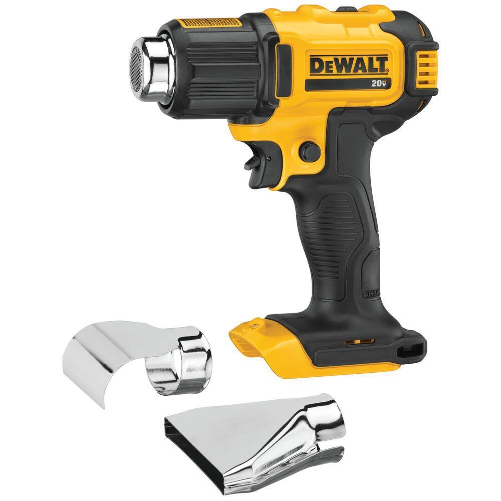DCE530B 20V MAX Cordless Compact Heat Gun with Flat and Hook Nozzle Attachments