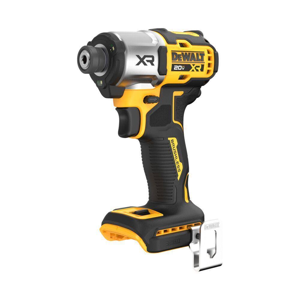 DCF845B 20-Volt Maximum XR Cordless Brushless 1/4 in. 3-Speed Impact Driver (Tool-Only)