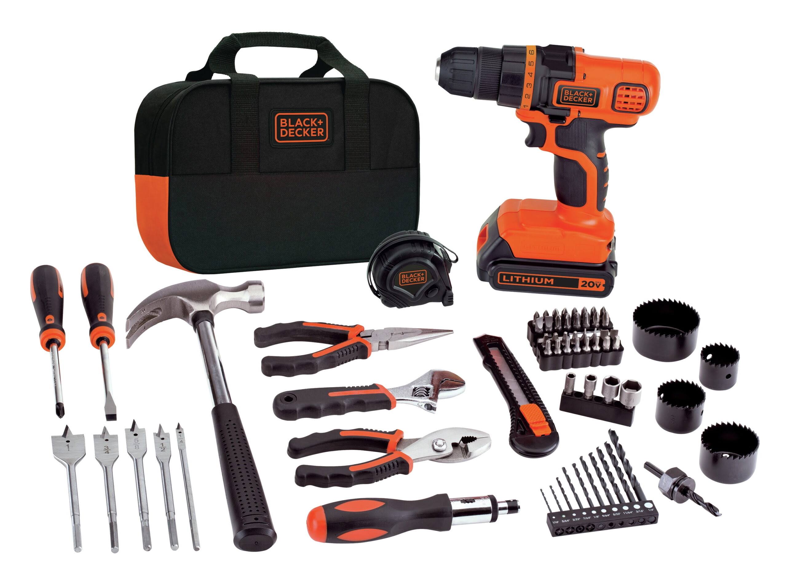 20-Volt MAX* Lithium-Ion Drill-Driver And 66-Piece Project Kit, LDX120PK