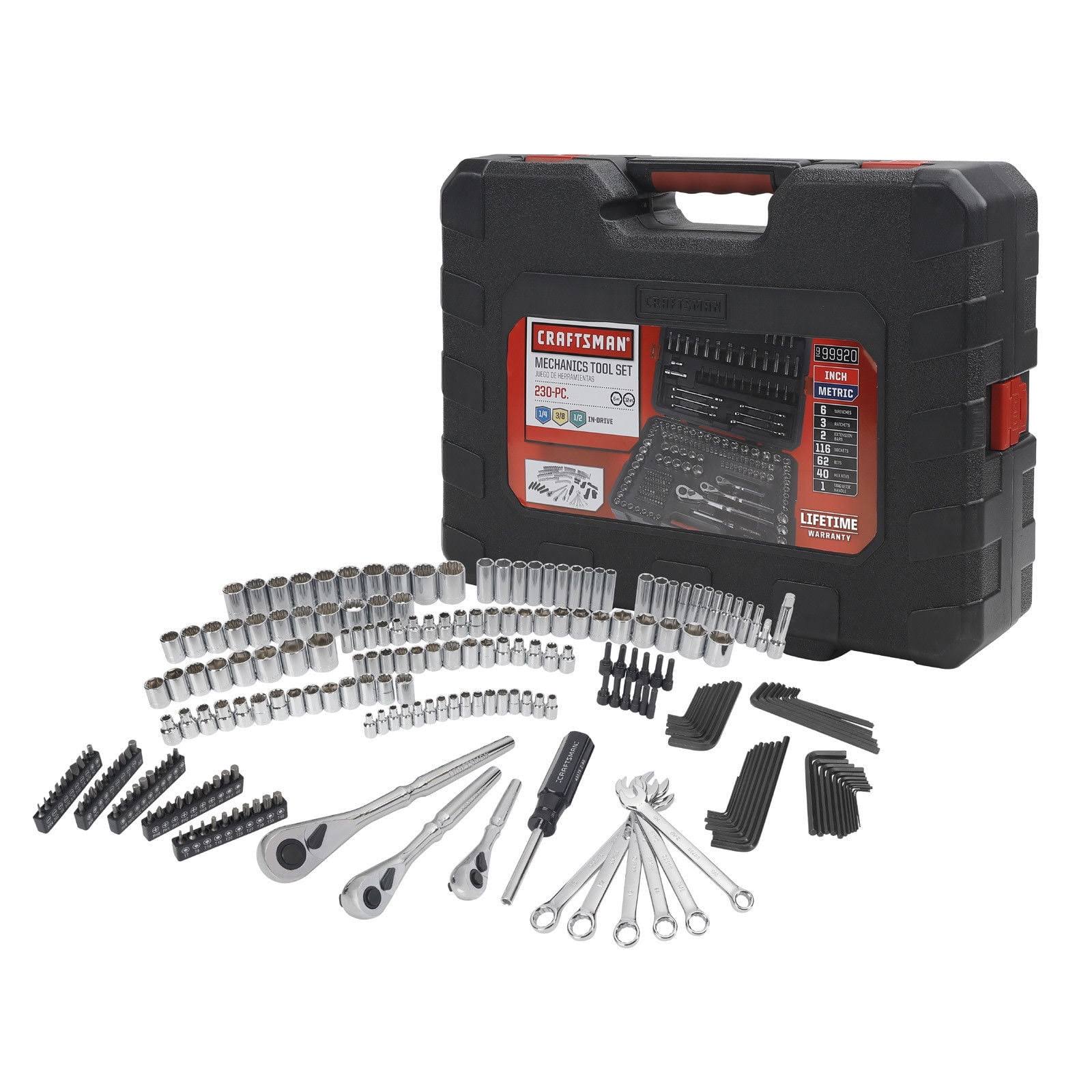 Mechanics Set Metric Ratchet Socket Tool 230 Piece 70190