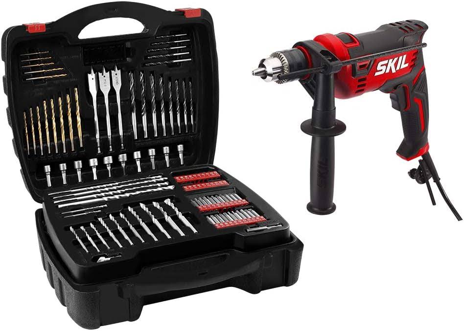 Skil 7.5 Amp 1/2-in Corded Hammer Drill with 100pcs Drill Bit Set   HD182002
