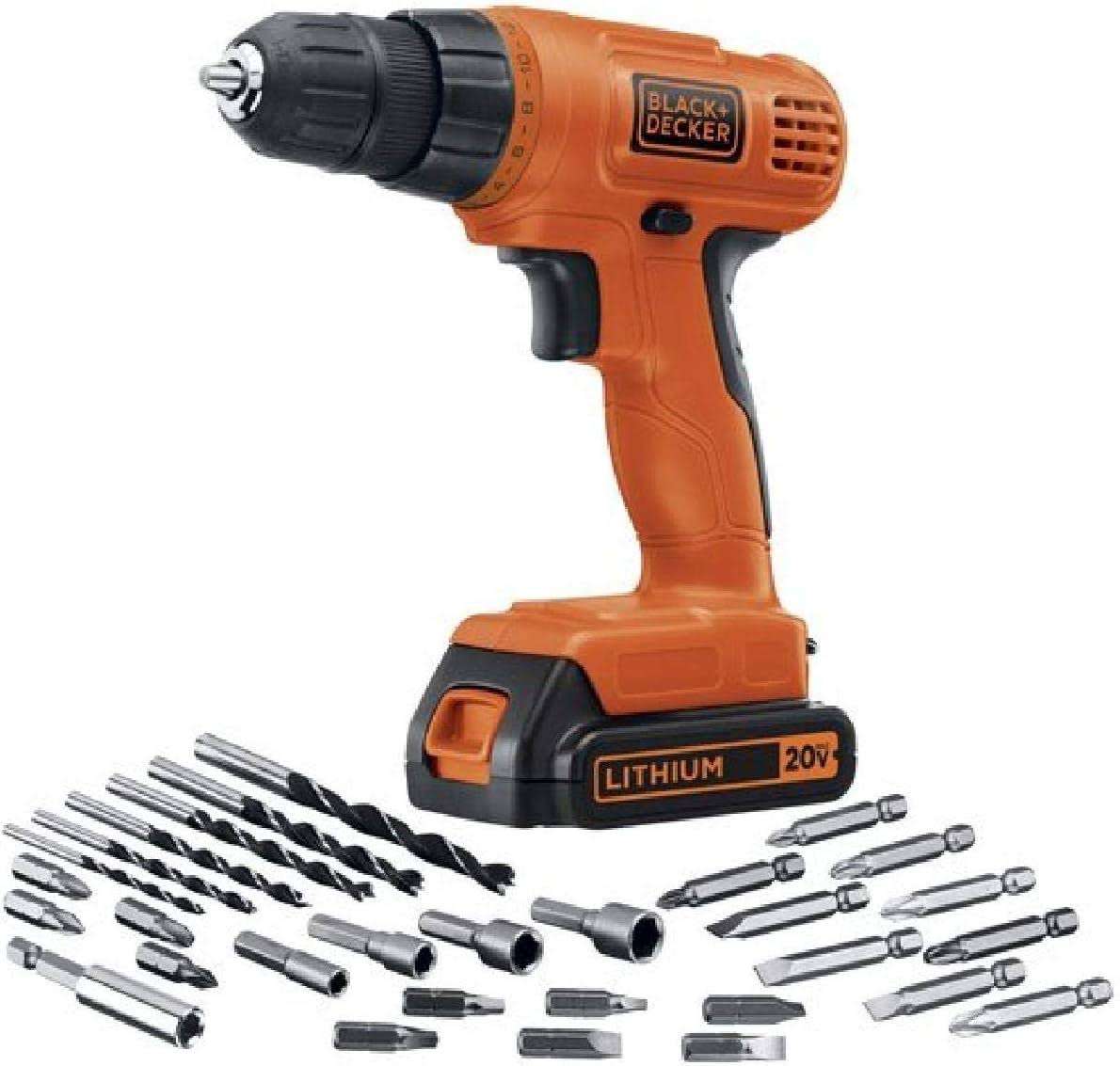 20V MAX* POWERECONNECT Cordless Drill/Driver + 30 pc. Kit (LD120VA)