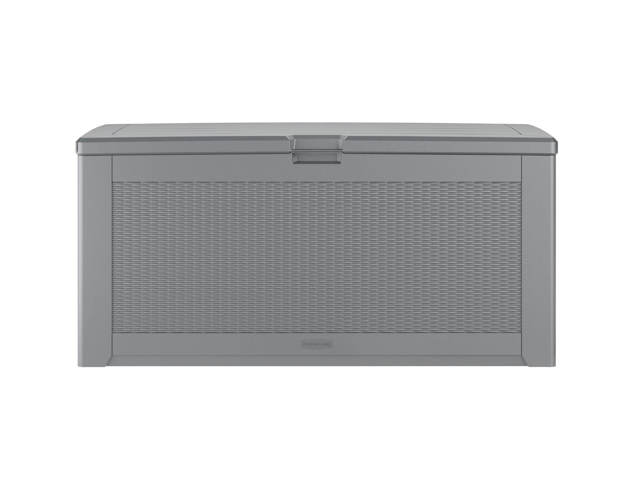 Easy Install Outdoor Deck Box, Gray, Extra-Large