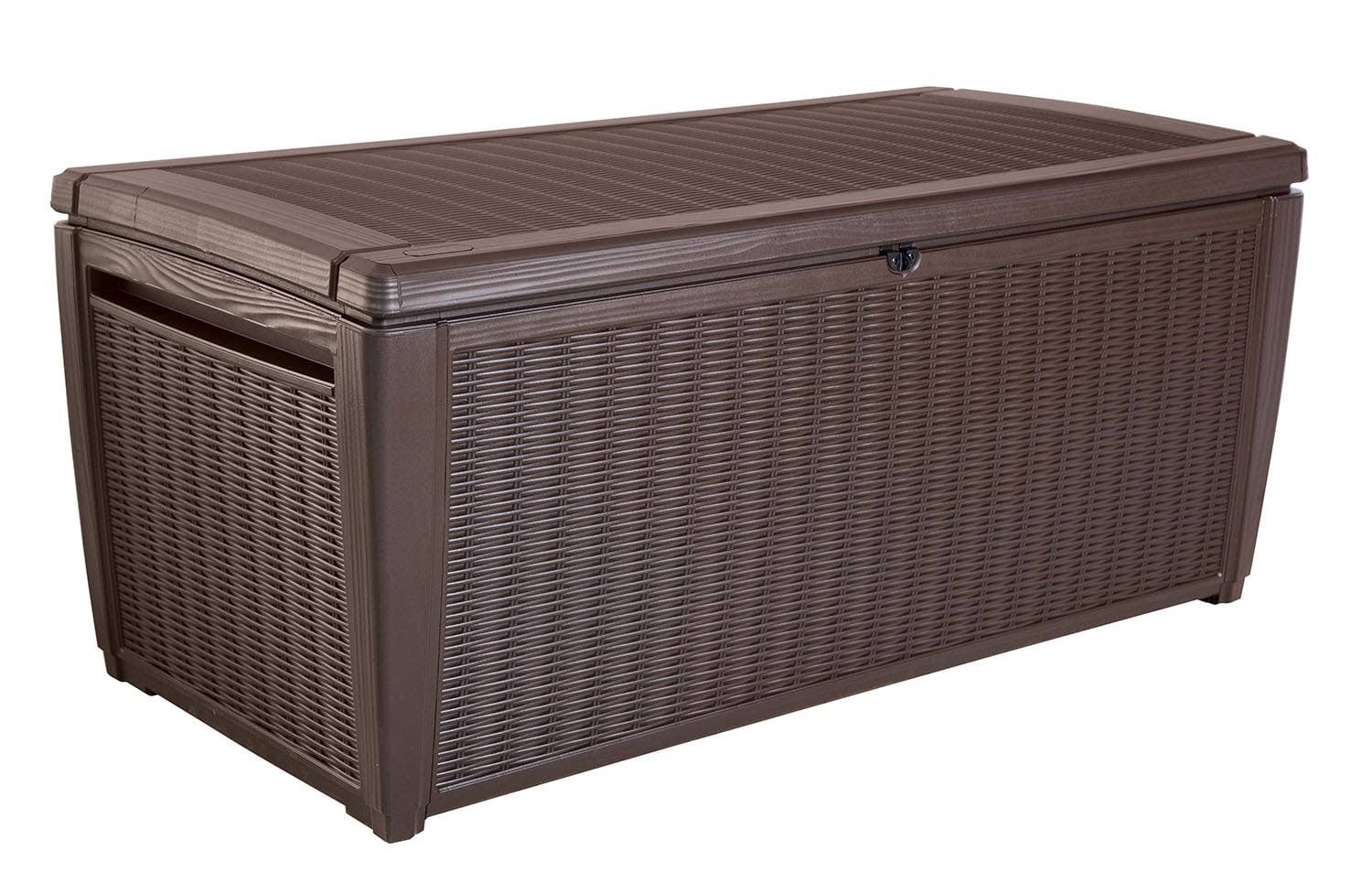 Sumatra 135 Gallon Rattan Style Deck Box