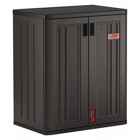 36-Inch Storage Cabinet Locker for Garage and Shed, Black