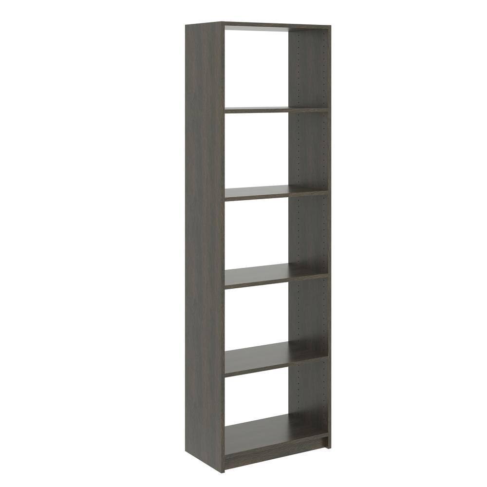 SNT3-SK 14 in. W D x 25.375 in. W x 84 in. H Bistro Shelving Tower Wood Closet System