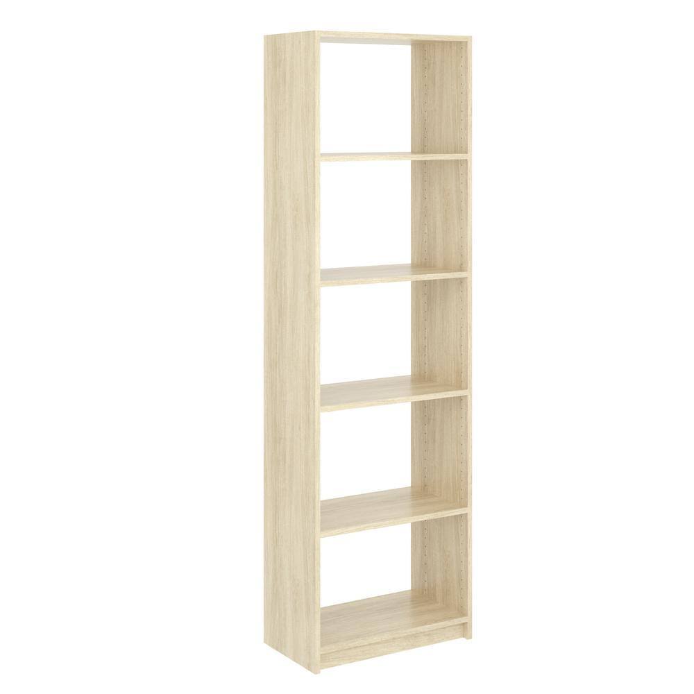 SNT3-MJ 14 in. W D x 25.375 in. W x 84 in. H Wheat Shelving Tower Wood Closet System