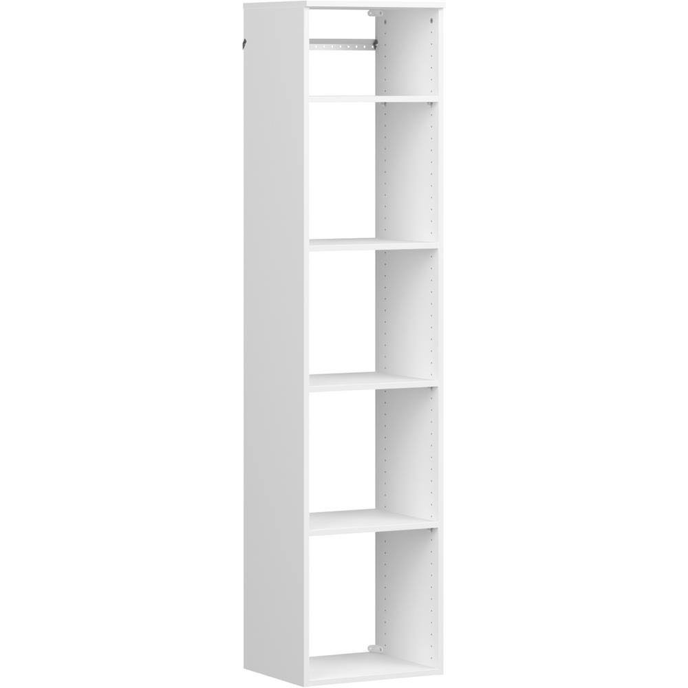 1780 Style+ 17 in. W White Hanging Wood Closet Tower