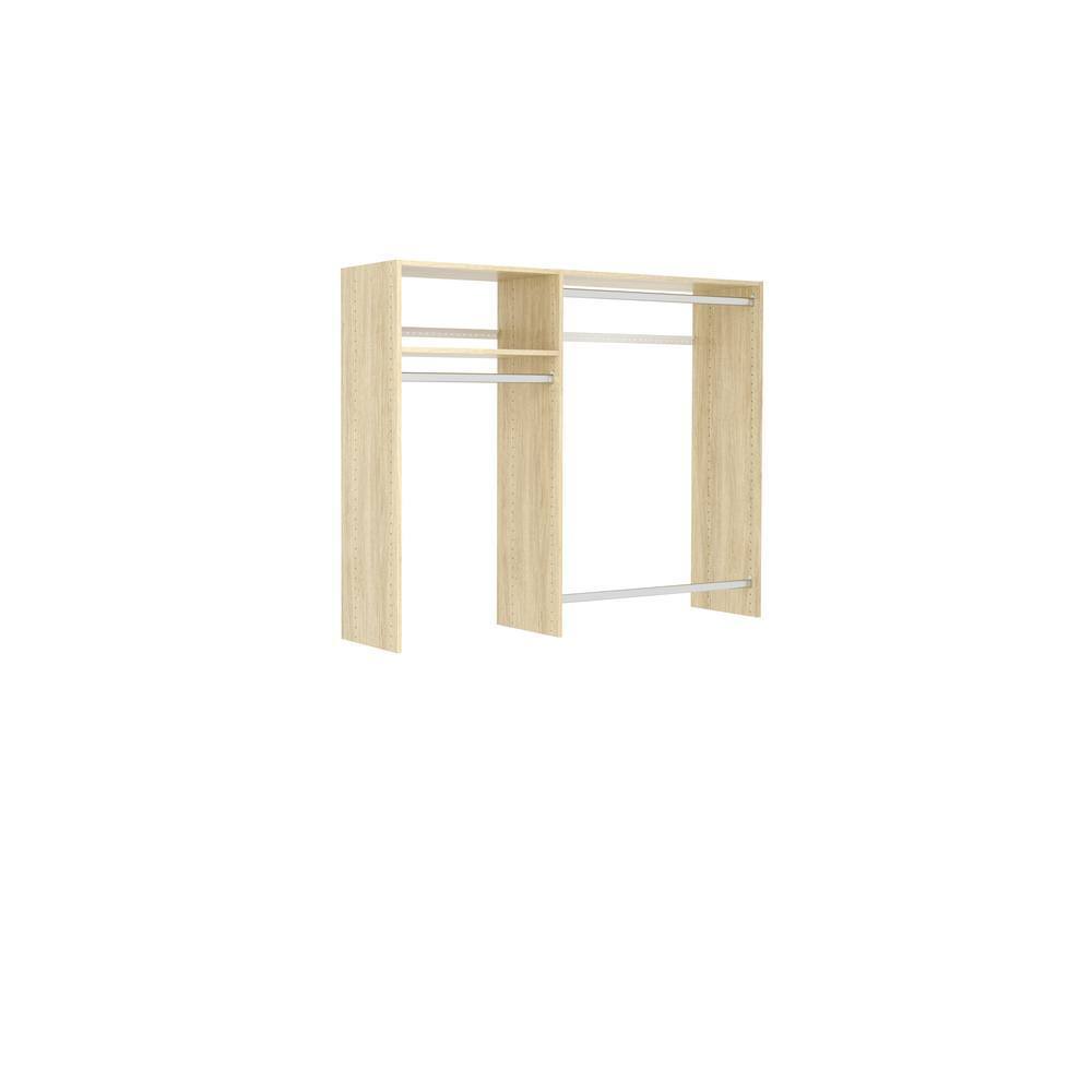 HG15 36 in. W   60.625 in. W Harvest Grain Wood Closet System