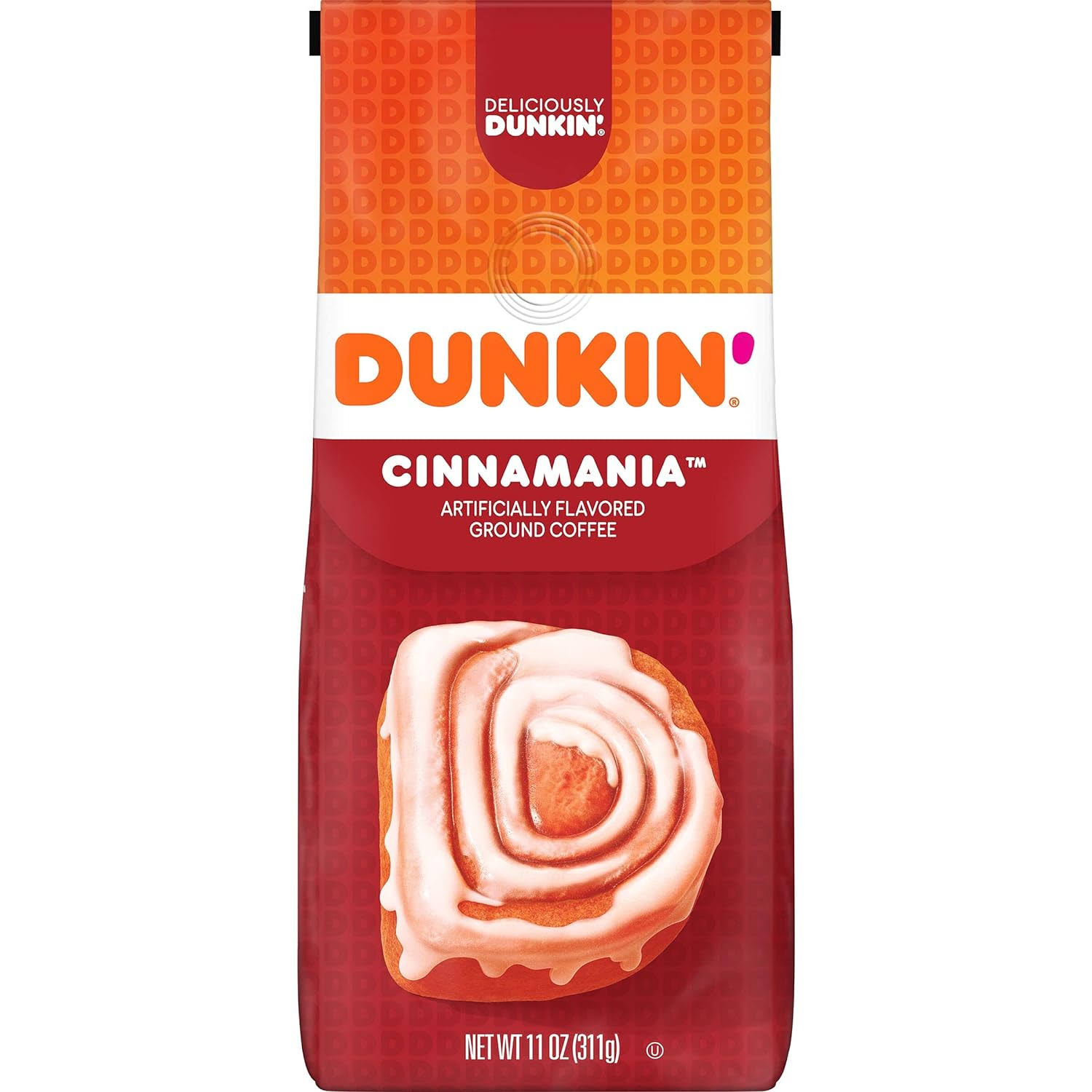 Dunkin  Cinnamania Flavored Ground Coffee, 11 Ounces (Pack of 6)