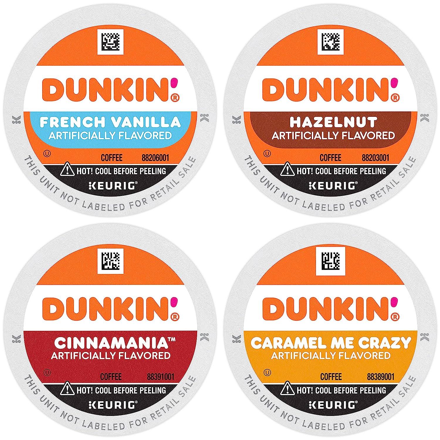 Dunkin  Mixed Flavor Coffee Variety Pack, 60 Keurig K-Cup Pods