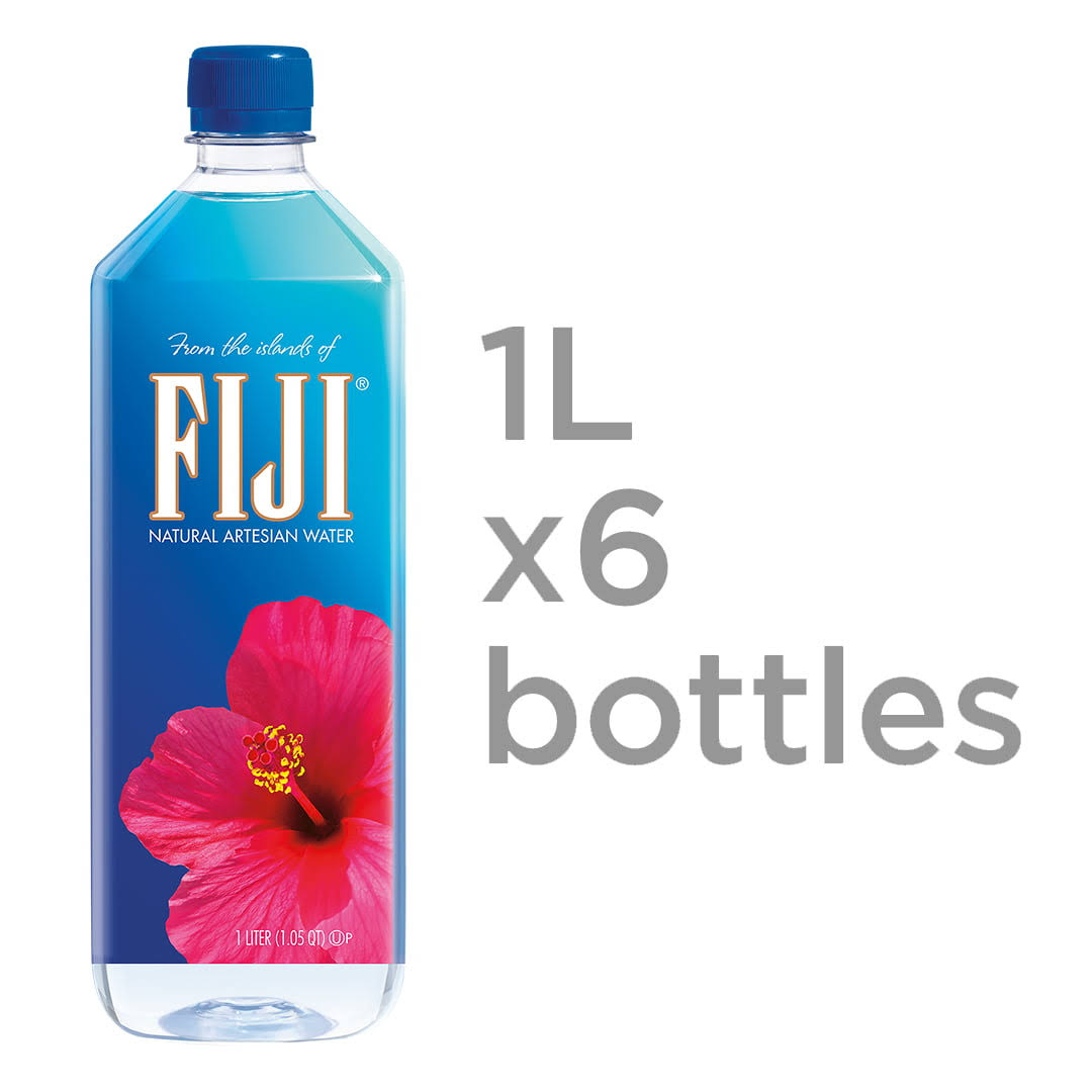 FIJI Natural Artesian Water, 33.8 Fl Oz (Pack of 6) Pack Of 2