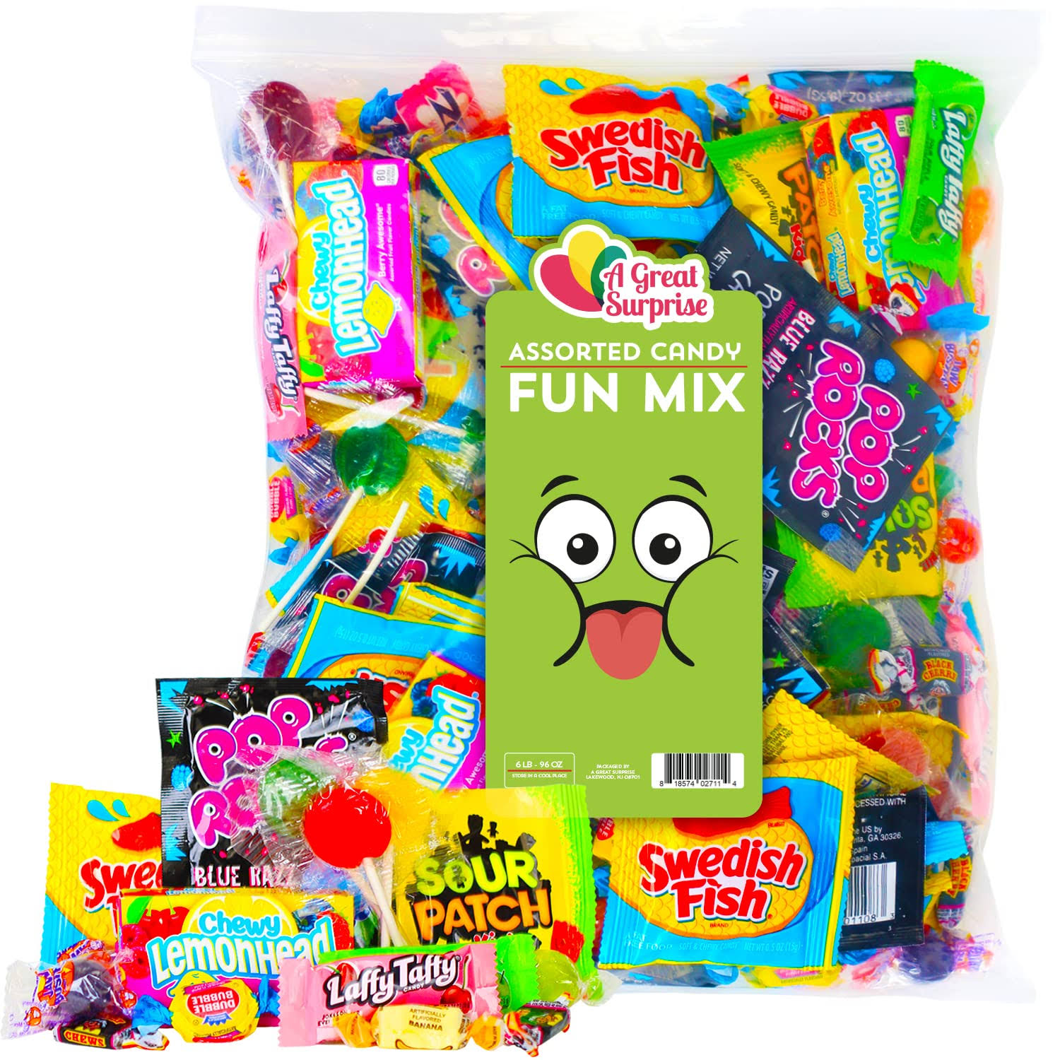 Bulk Candy   6 Pounds   Assorted Candy   Candy Variety Pack   Pinata Stuffers