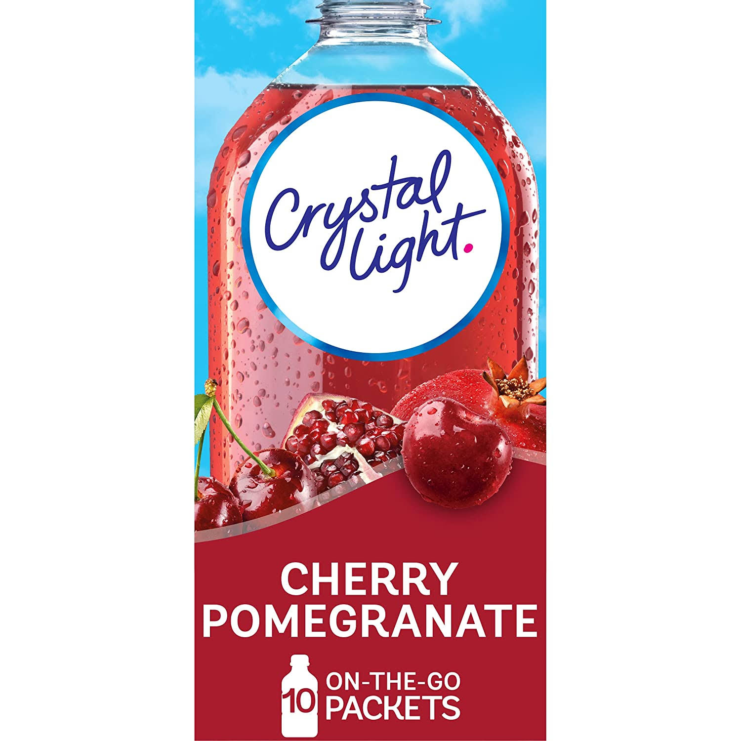 Crystal Light Sugar-Free Cherry Pomegranate On-The-Go Powdered Drink Mix 120 Count