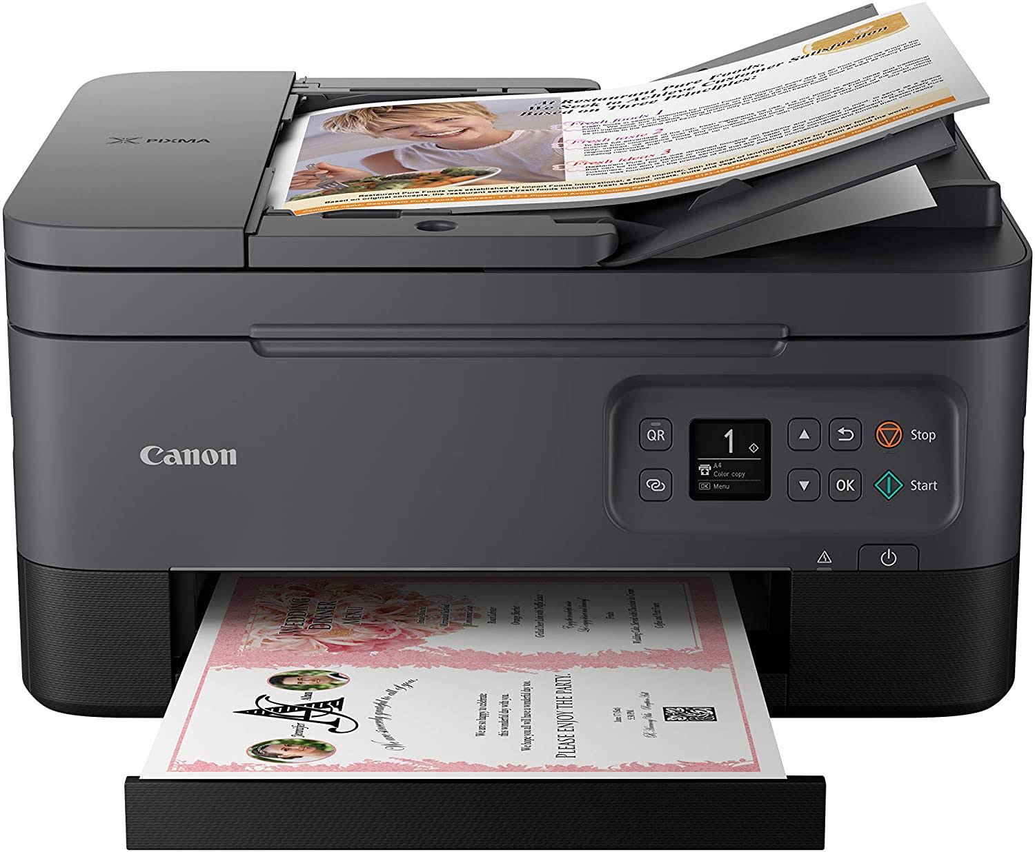 CANON TR7020 Wireless Printer Soho   Ink Pixma Color Inkjet USB WIFI, Black