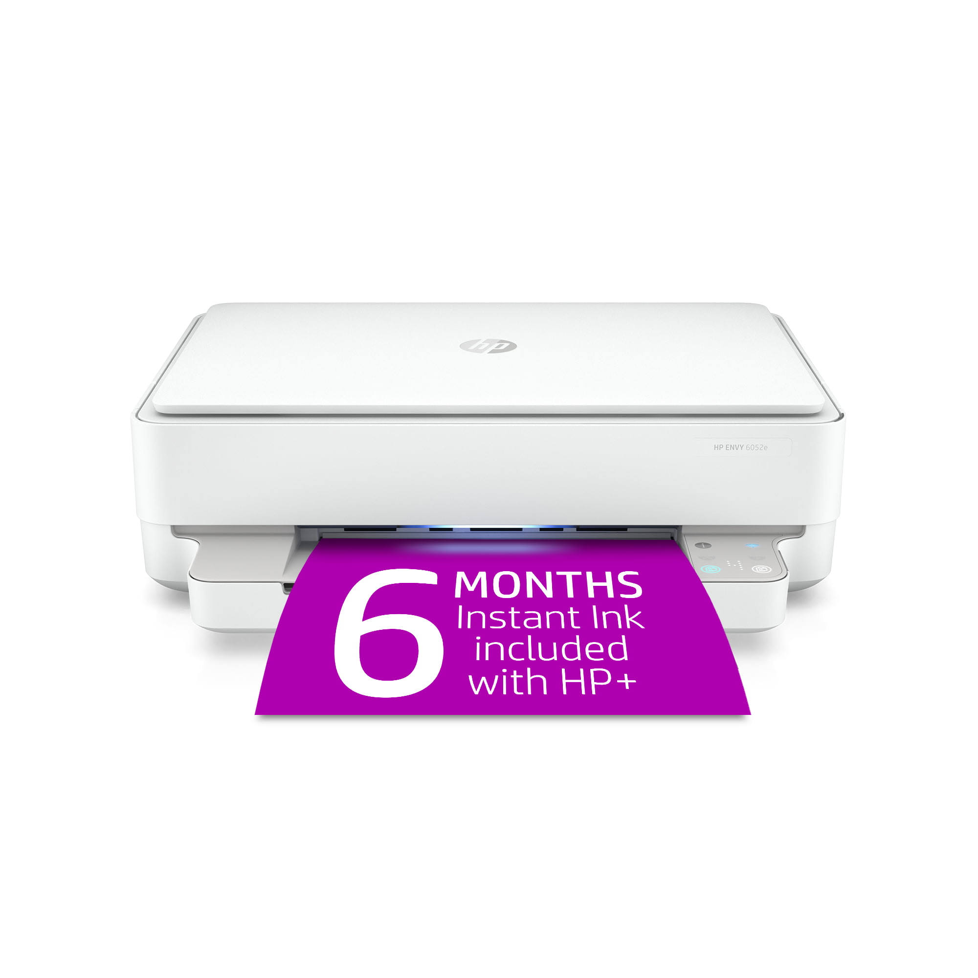 ENVY 6052e All-in-One Wireless Color Inkjet Printer with 6 Months Instant Ink Included with +