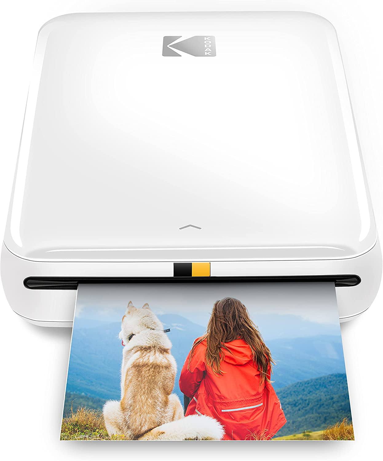 Kodak Step Mobile Instant Photo Printer (White) Compatible with Ios   Android