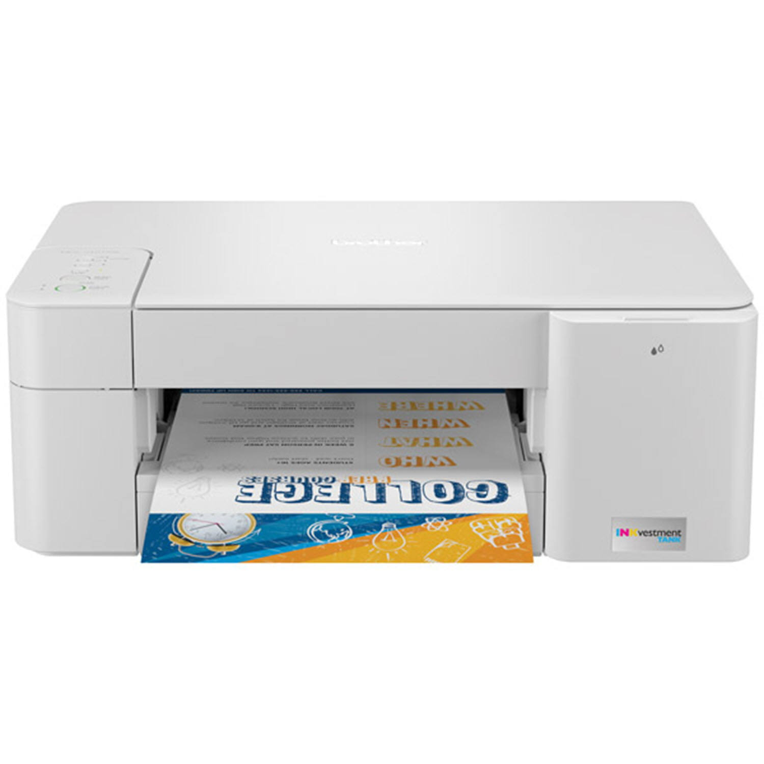 MFC-J1215W INKvestment Tank Wireless Multi-Function Color Inkjet Printer with Up to 1-Year of Ink In-box