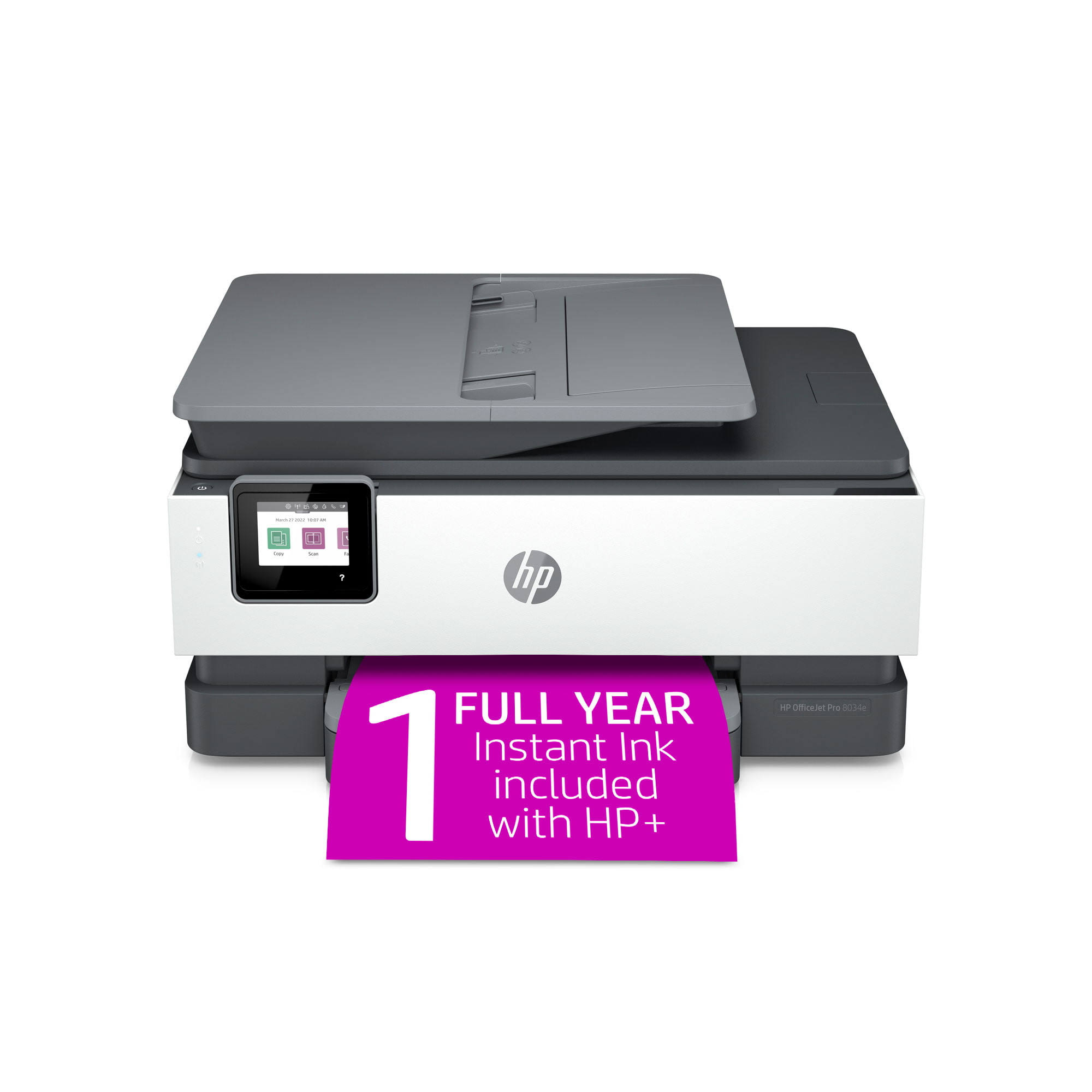 Office Pro 8034e All-in-One Printer   White/Grey