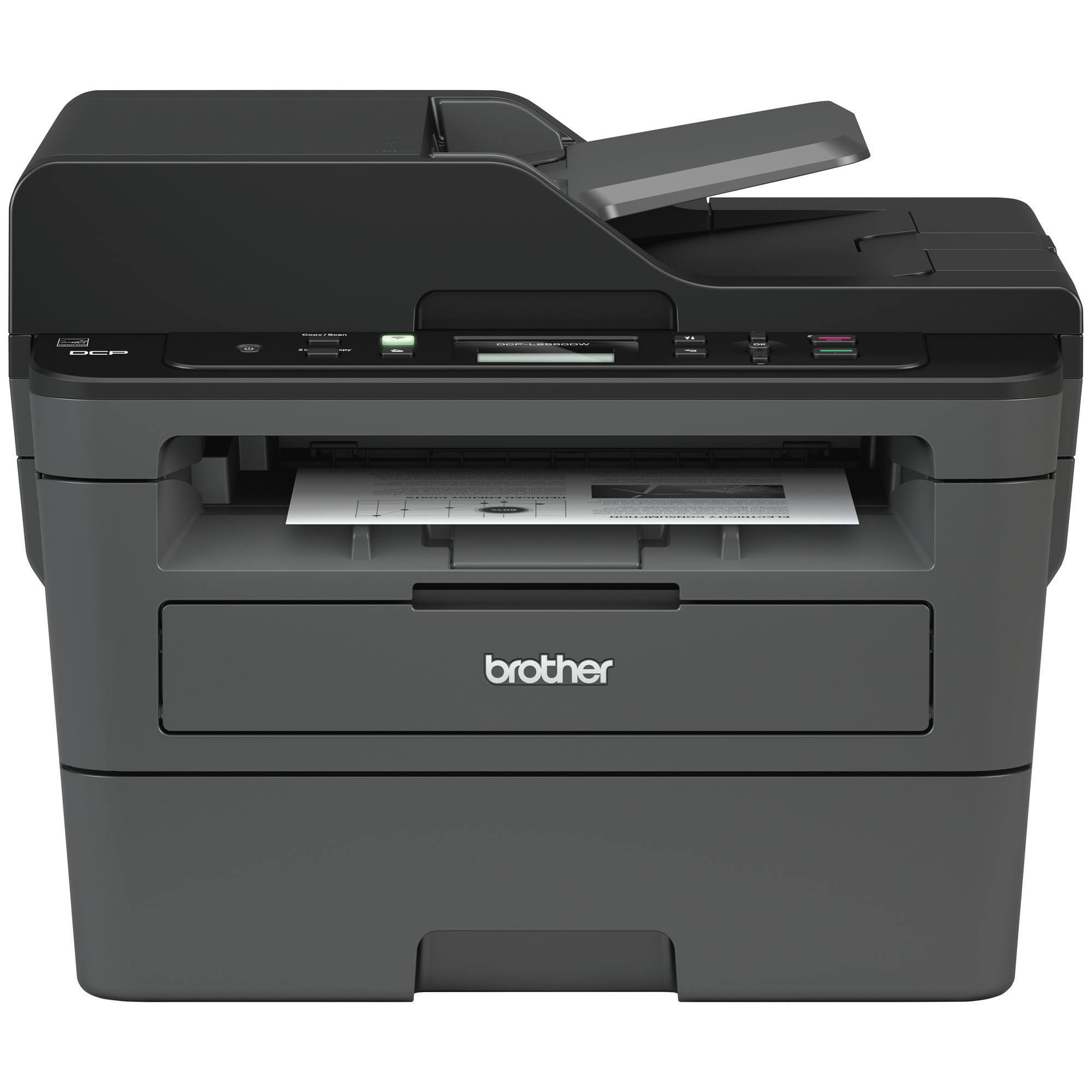 DCP-L2550DW Monochrome Laser All-In-One Printer, Wireless Networking, Duplex Printing