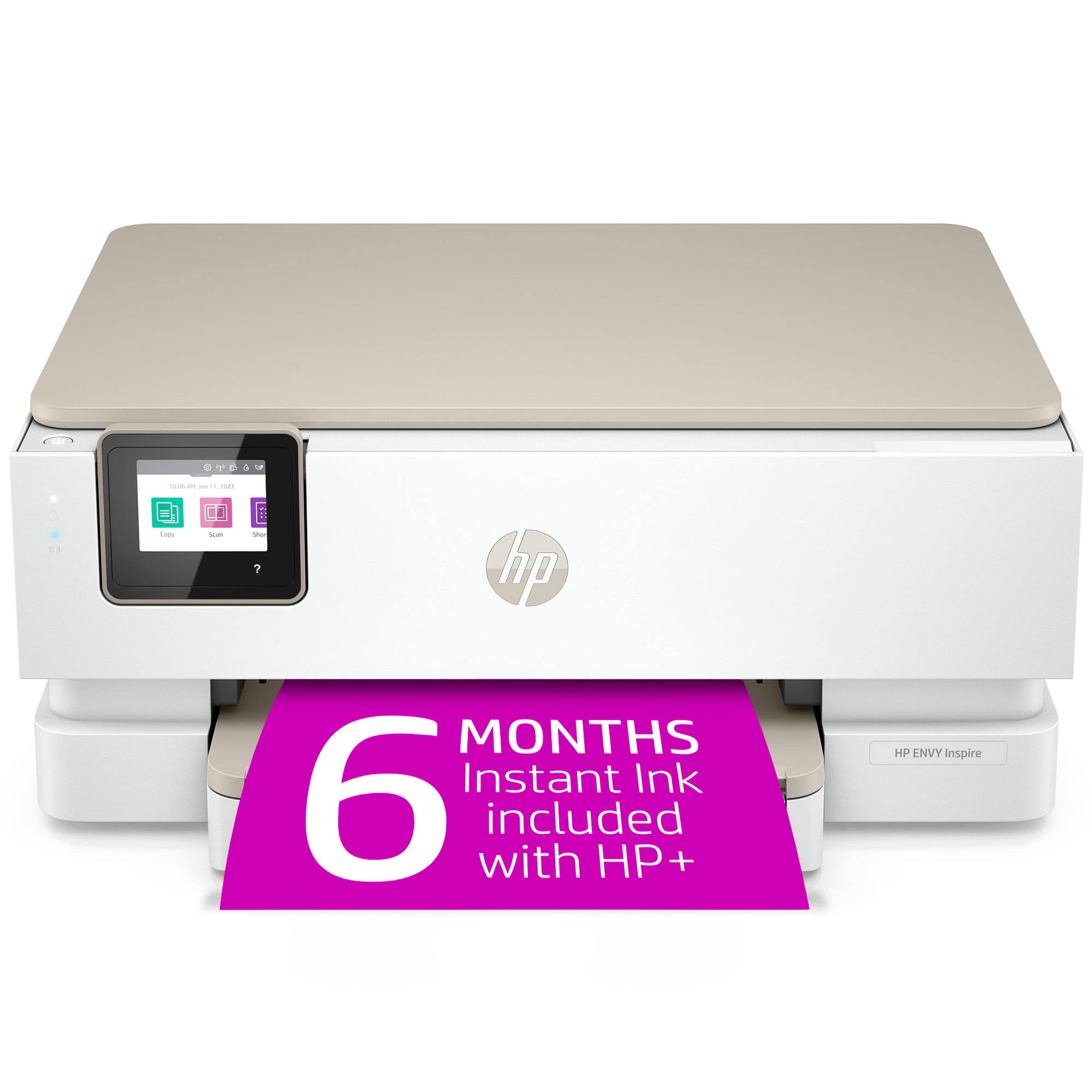 ENVY Inspire 7252e Wireless Color All-in-One Inkjet Printer with 6 months Instant Ink Included with +