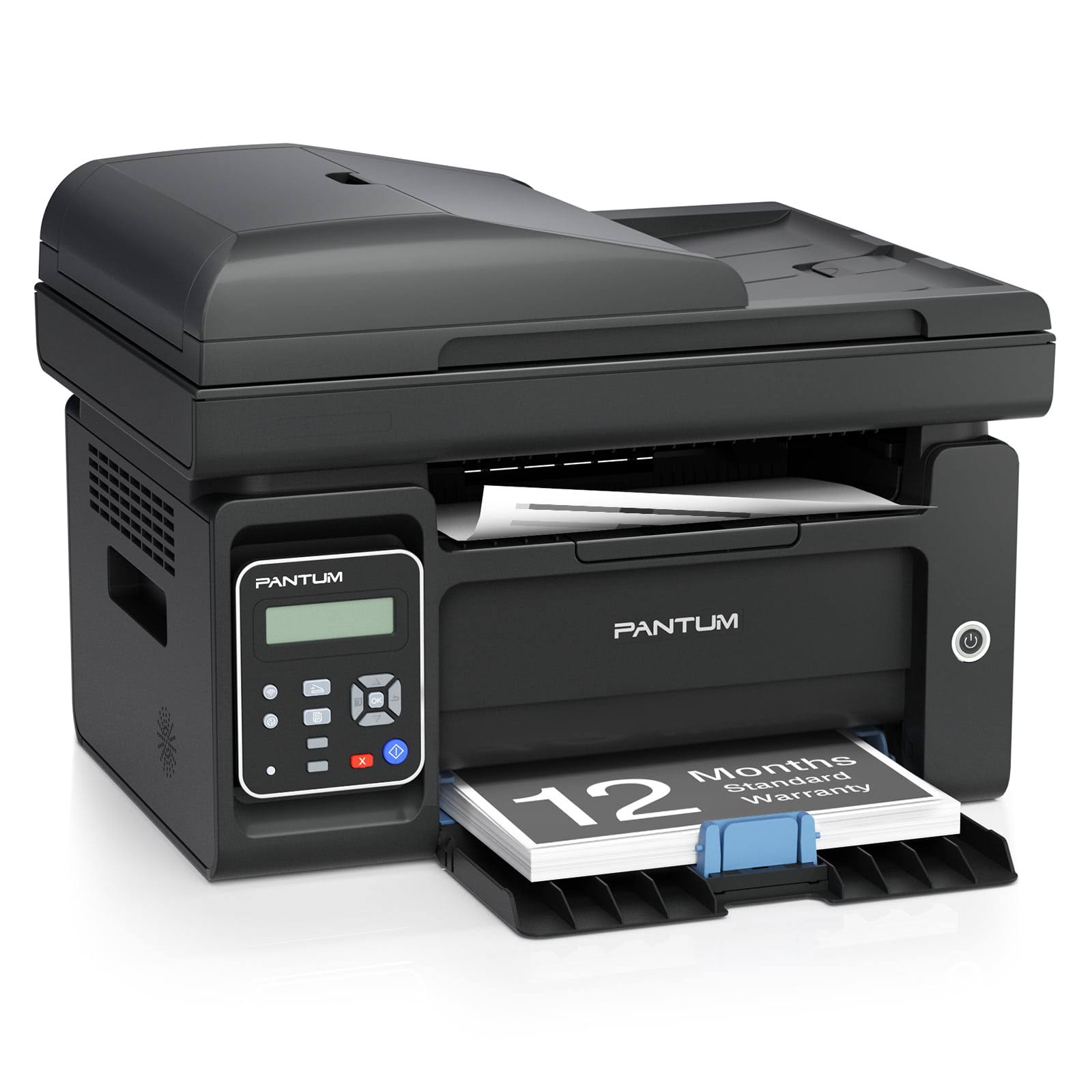 PANTUM M6552NW All-in-One Wireless Monochrome Laser Printer, Copier, Scanner with 35-Sheet ADF, Black and White, Mobile Printing
