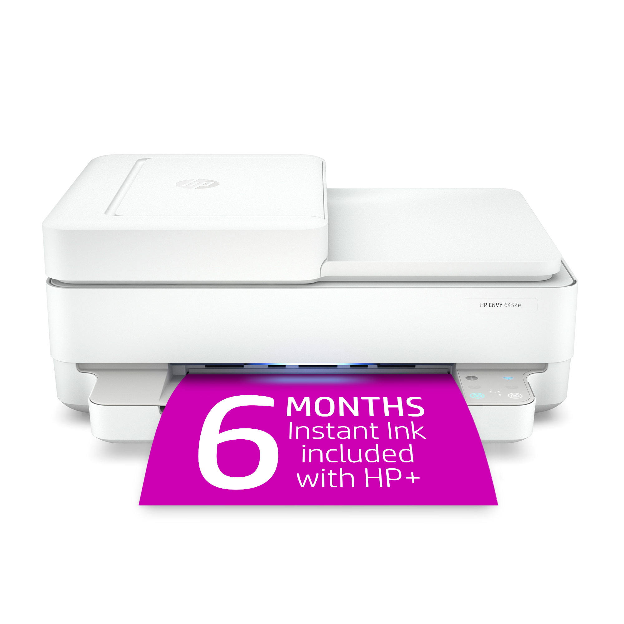 ENVY 6452e All-in-One Wireless Color Inkjet Printer with 6 Months Instant Ink Included with +