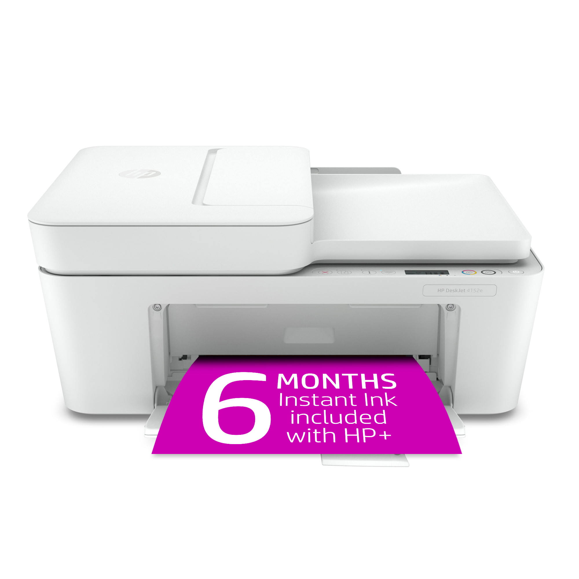 Desk 4152e All-in-One Color Inkjet Printer, Wireless connectivity   6 Months Free Instant Ink with +