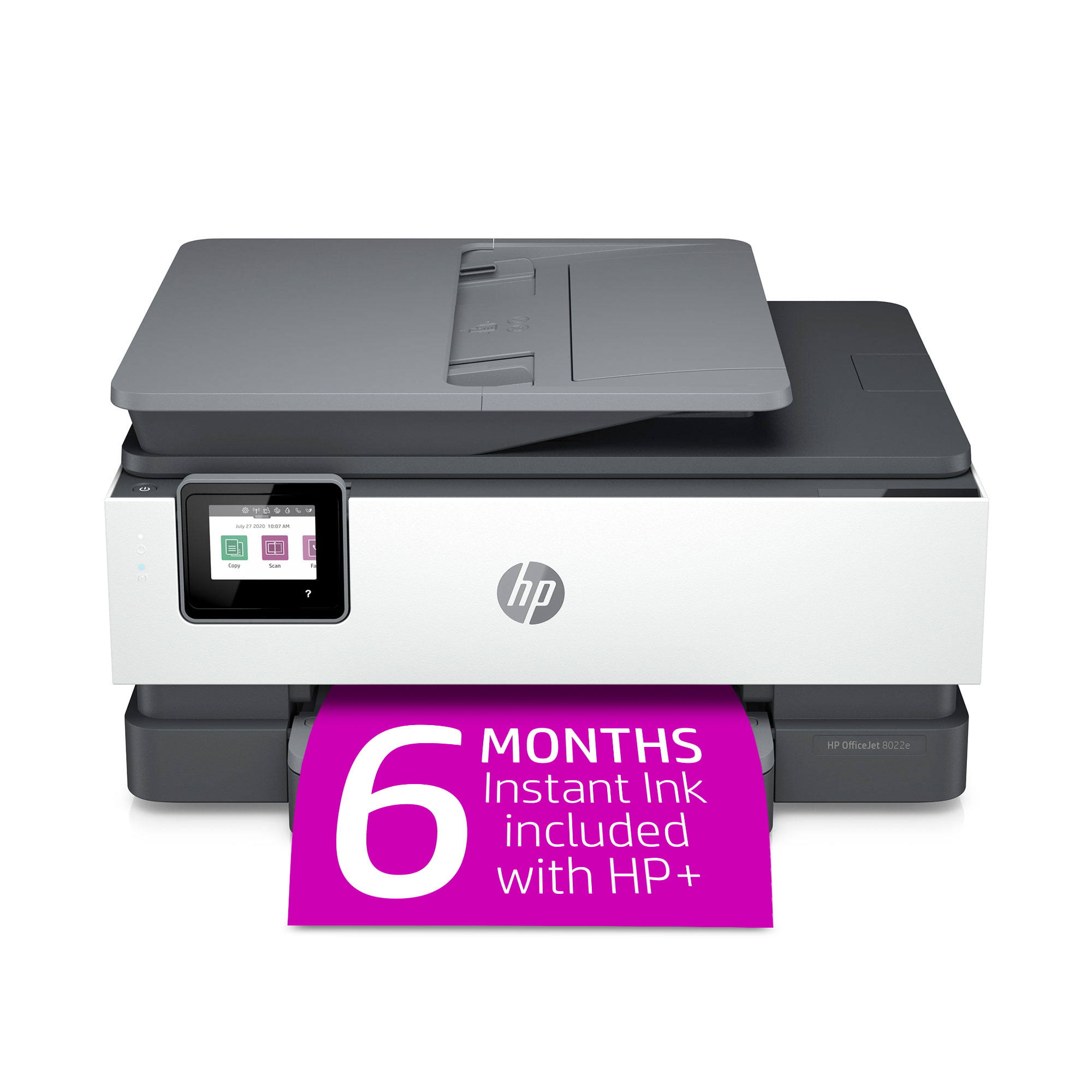 Office 8022e All-in-One Wireless Color Inkjet Printer   6 Months Free Instant Ink with +