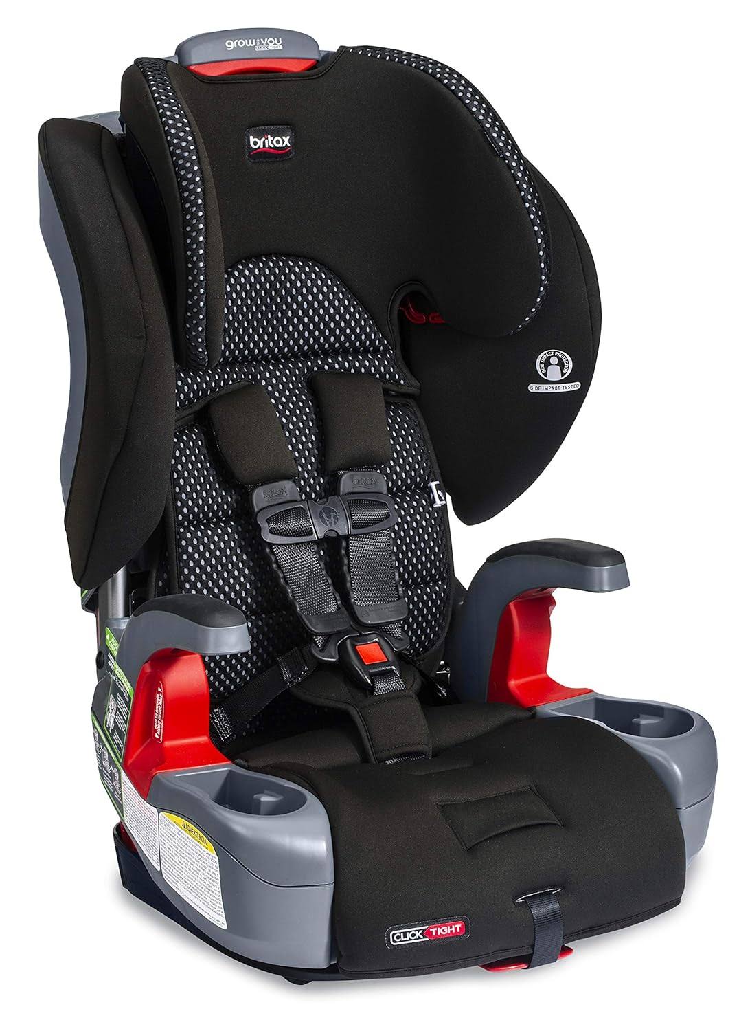Grow with You ClickTight Harness-2-Booster Car Seat, Cool Flow Gray