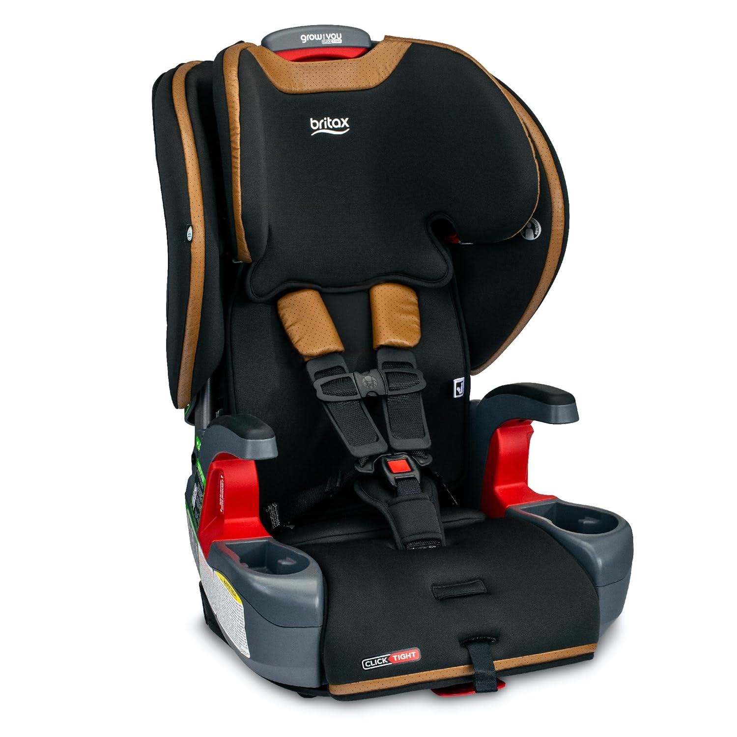 Grow with You ClickTight Premium Harness-2-Booster, Ace Black