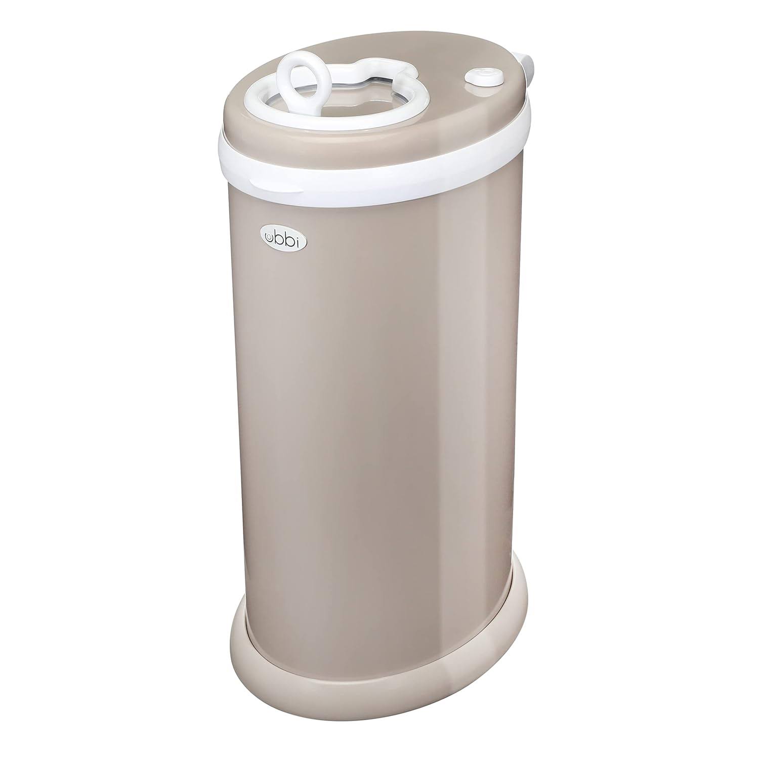 Odor Locking, No Special Bag Required Money Saving, Awards-Winning, Modern Design Registry Must-Have Diaper Pail, Taupe