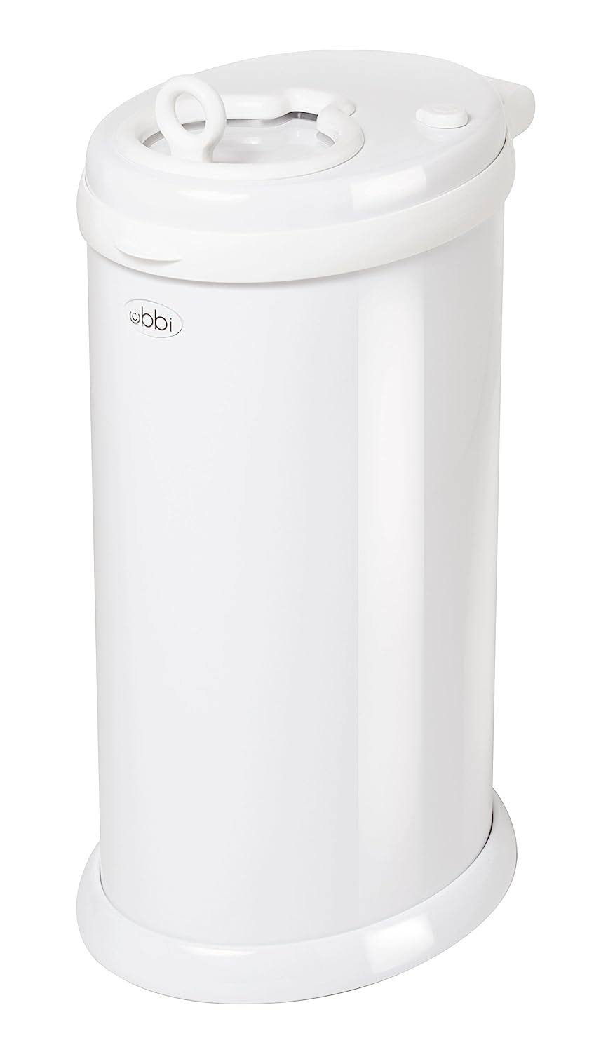 Odor Locking, No Special Bag Required Money Saving, Awards-Winning, Modern Design, Registry Must-Have Diaper Pail, White