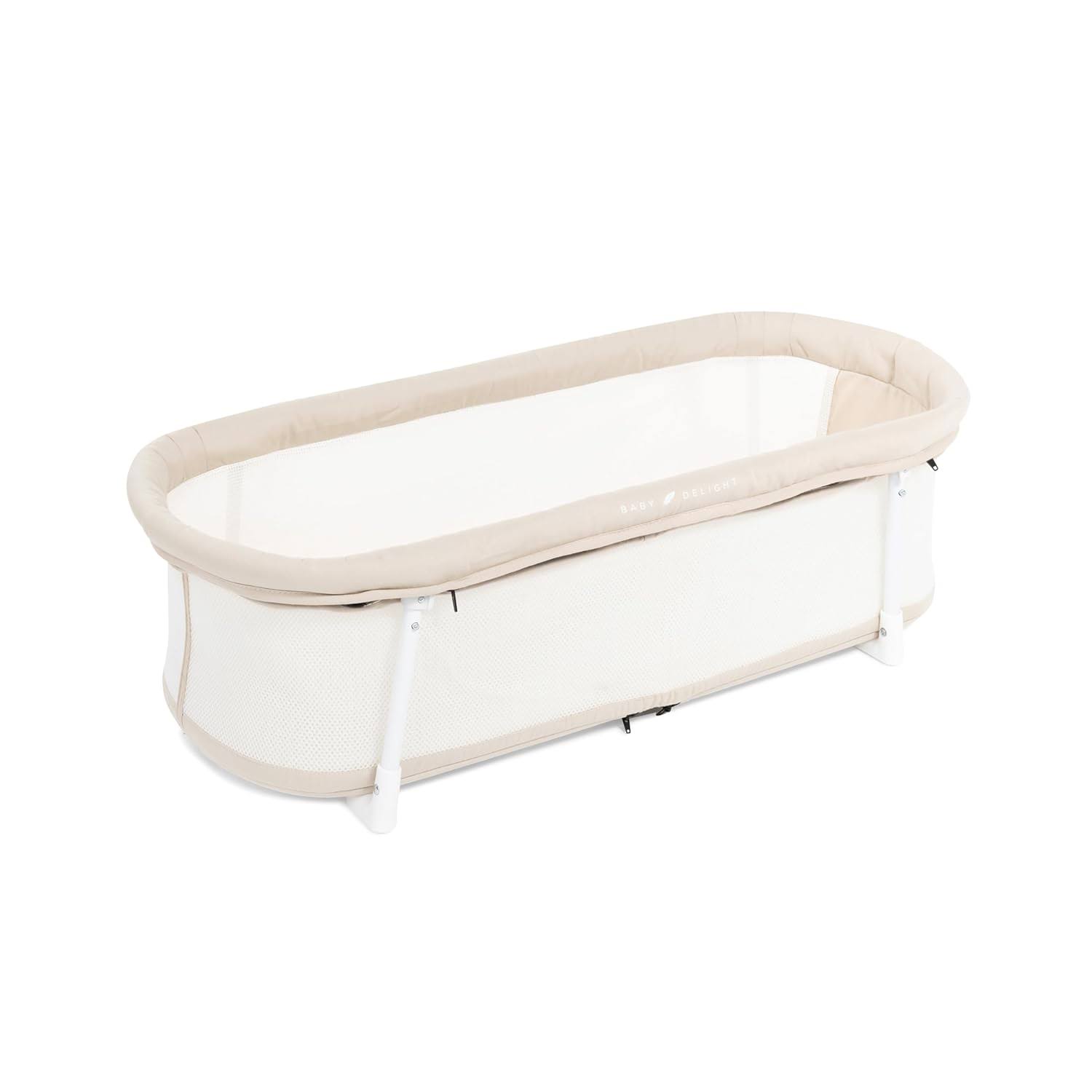 Snuggle Nest Bassinet, Portable Baby Bed, for Infants 0 – 5 Months, Organic Oat