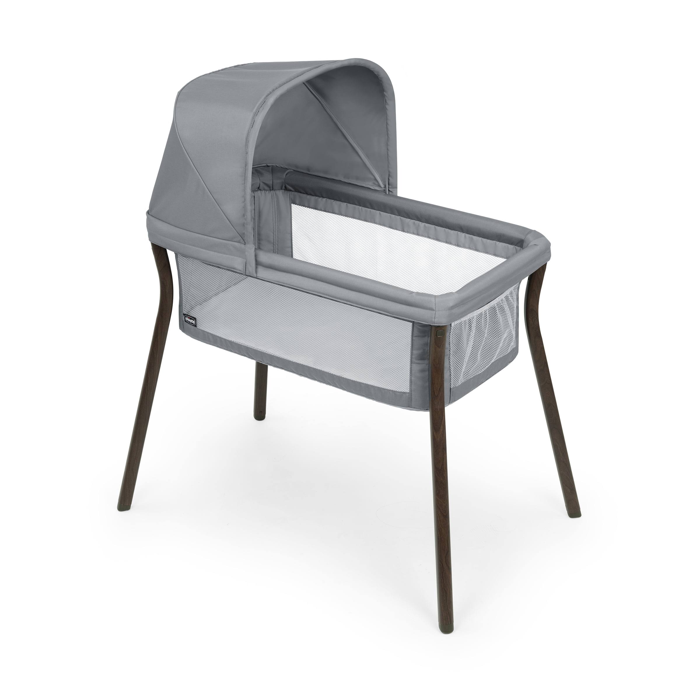 LullaGo Anywhere LE Portable Bedside Bassinet with Removable Canopy   Mirage (Grey)