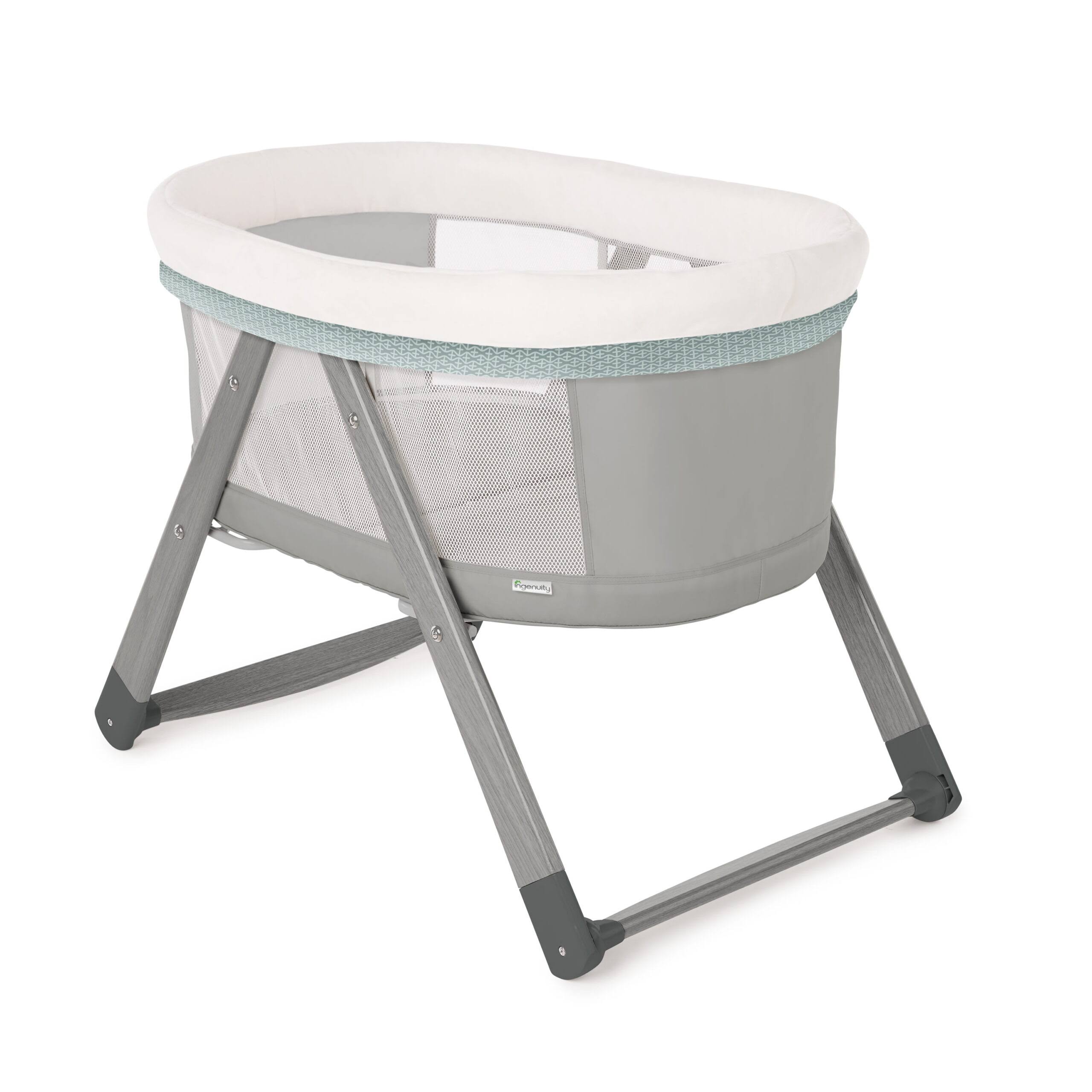 Wood FoldAway Rocking Bassinet Classic   Wallace