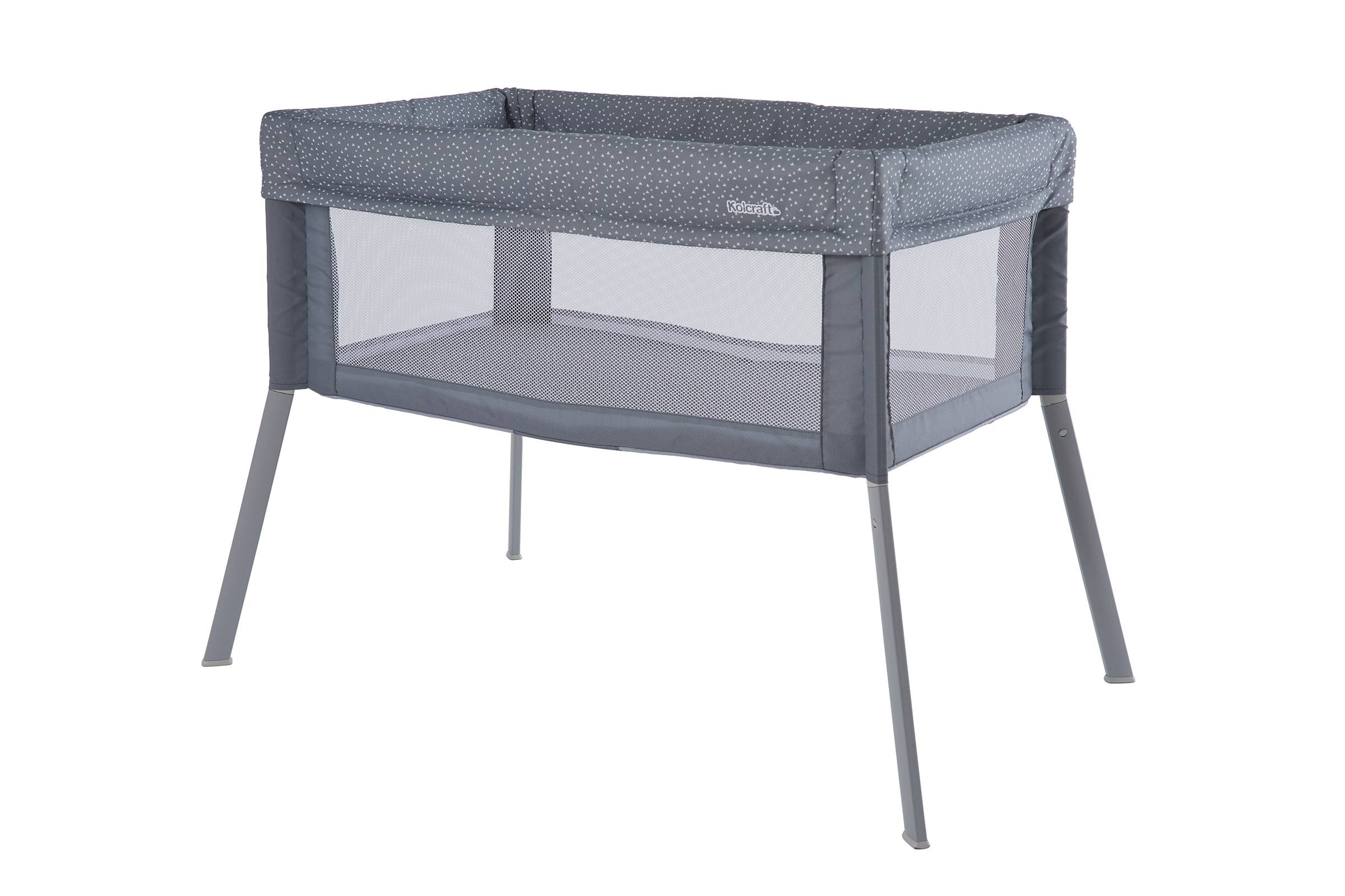 Kolcraft Healthy Lite Portable Baby Bassinet, Gray, Infant