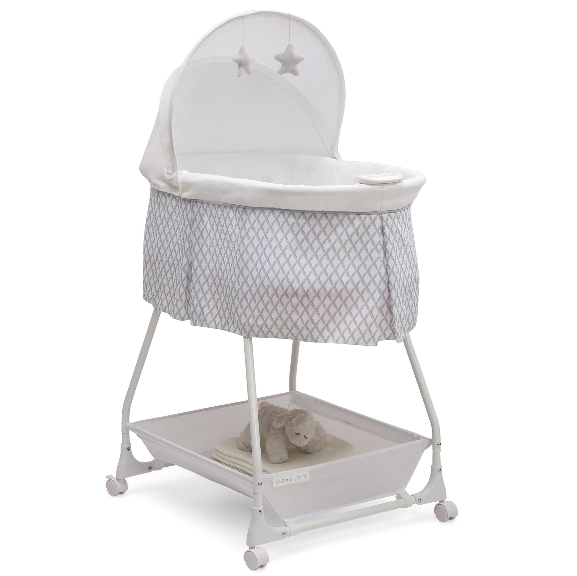 Deluxe Soothing Dreams Bassinet, Grey Windchime