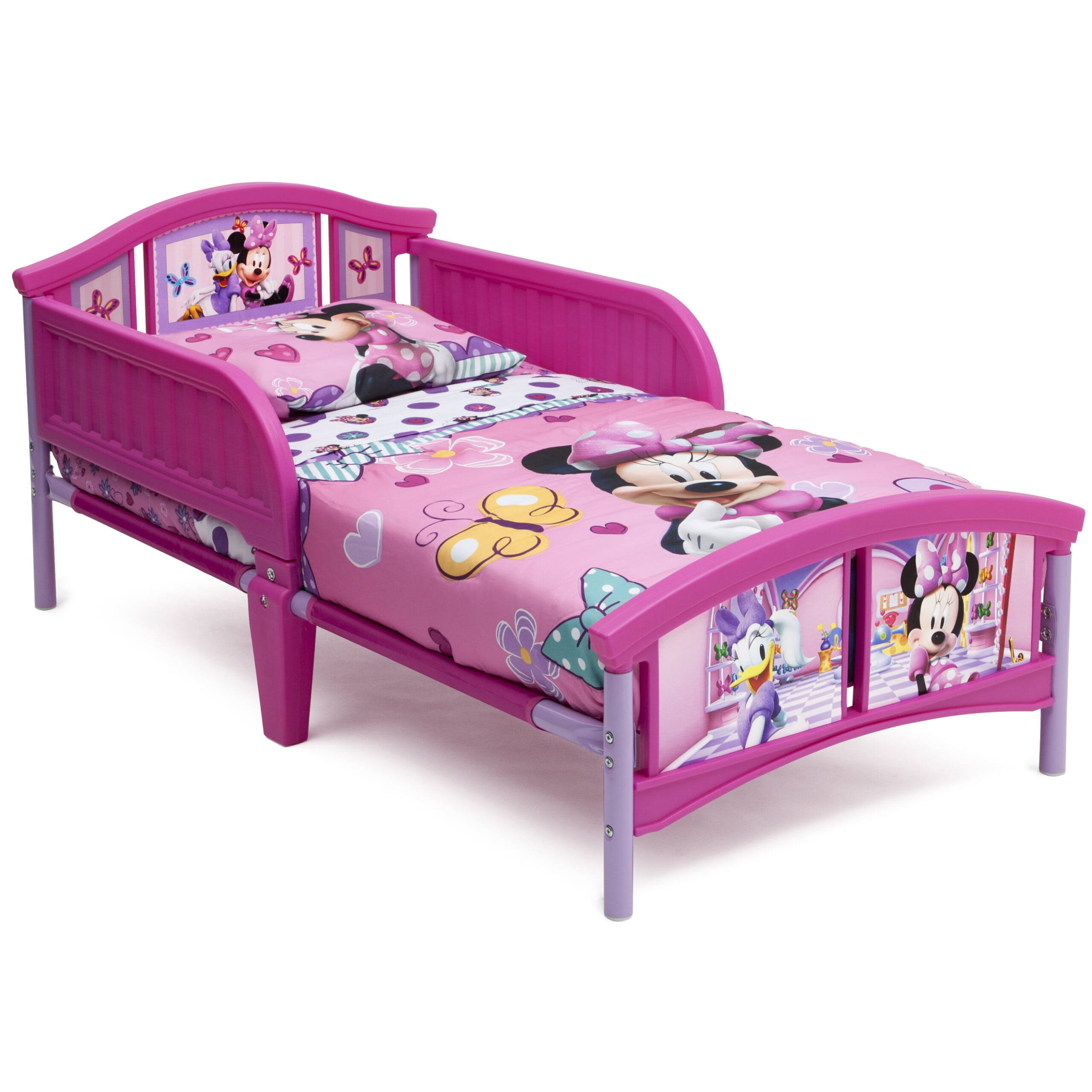 Minnie Mouse Plastic Toddler Bed, Pink
