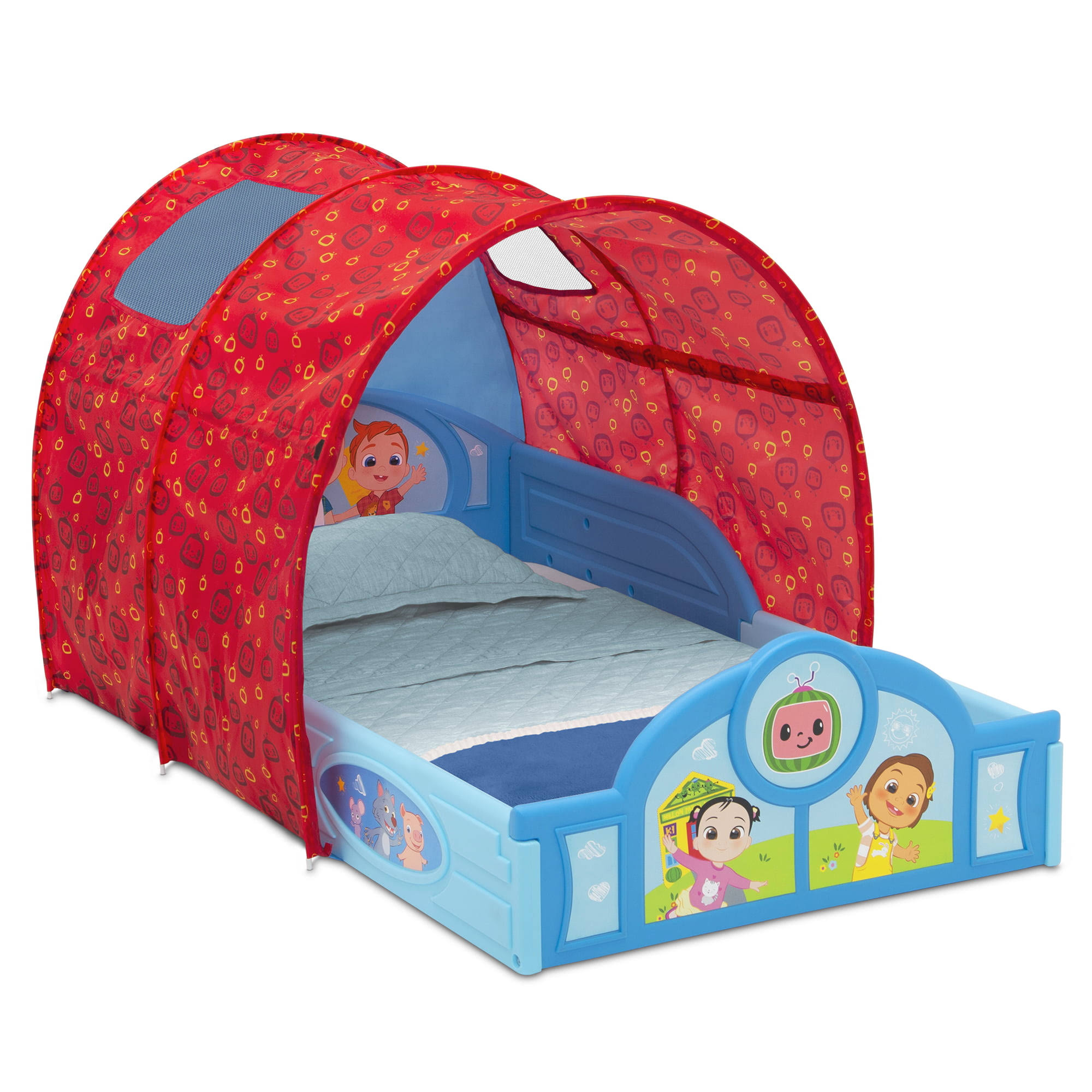 CoComelon Sleep and Play Toddler Bed with Tent by