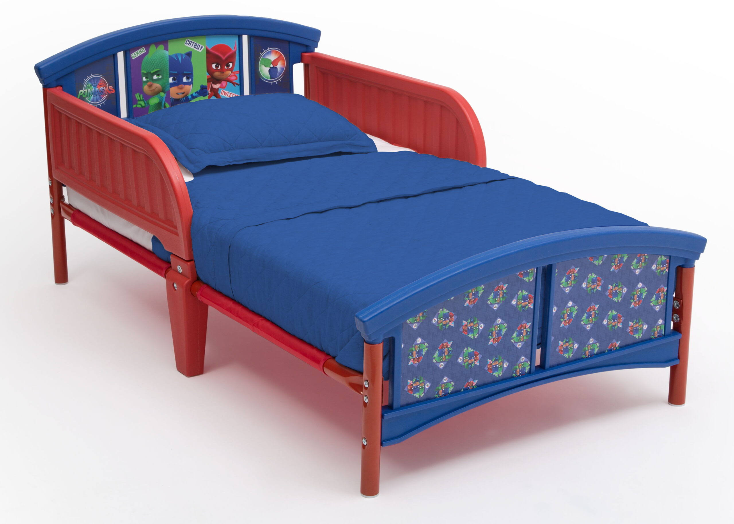 PJ Masks Plastic Toddler Bed, Red and Blue