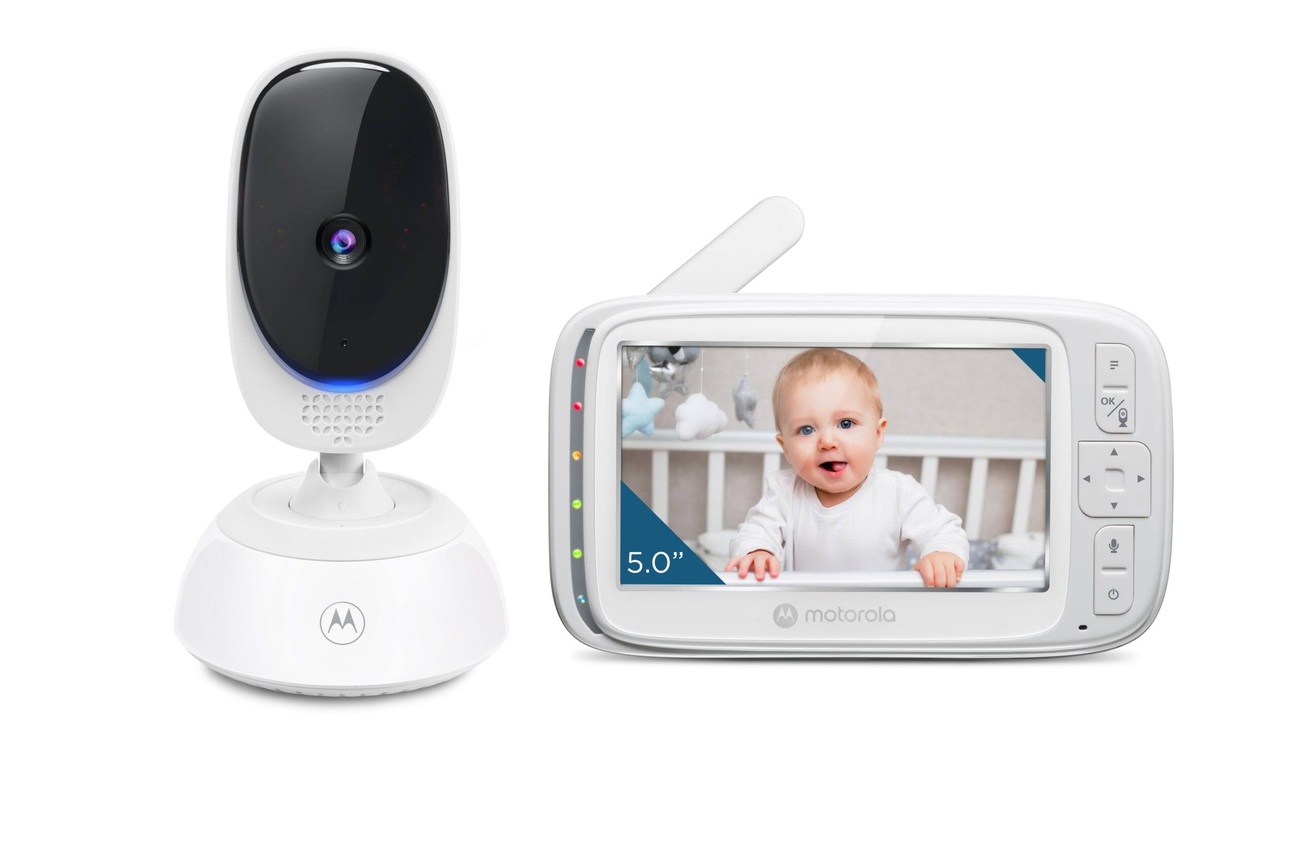 Motorola VM75 Video Baby Monitor w/ 5  Color Screen   Camera | Two-Way Talk, Lullabies, Remote Zoom