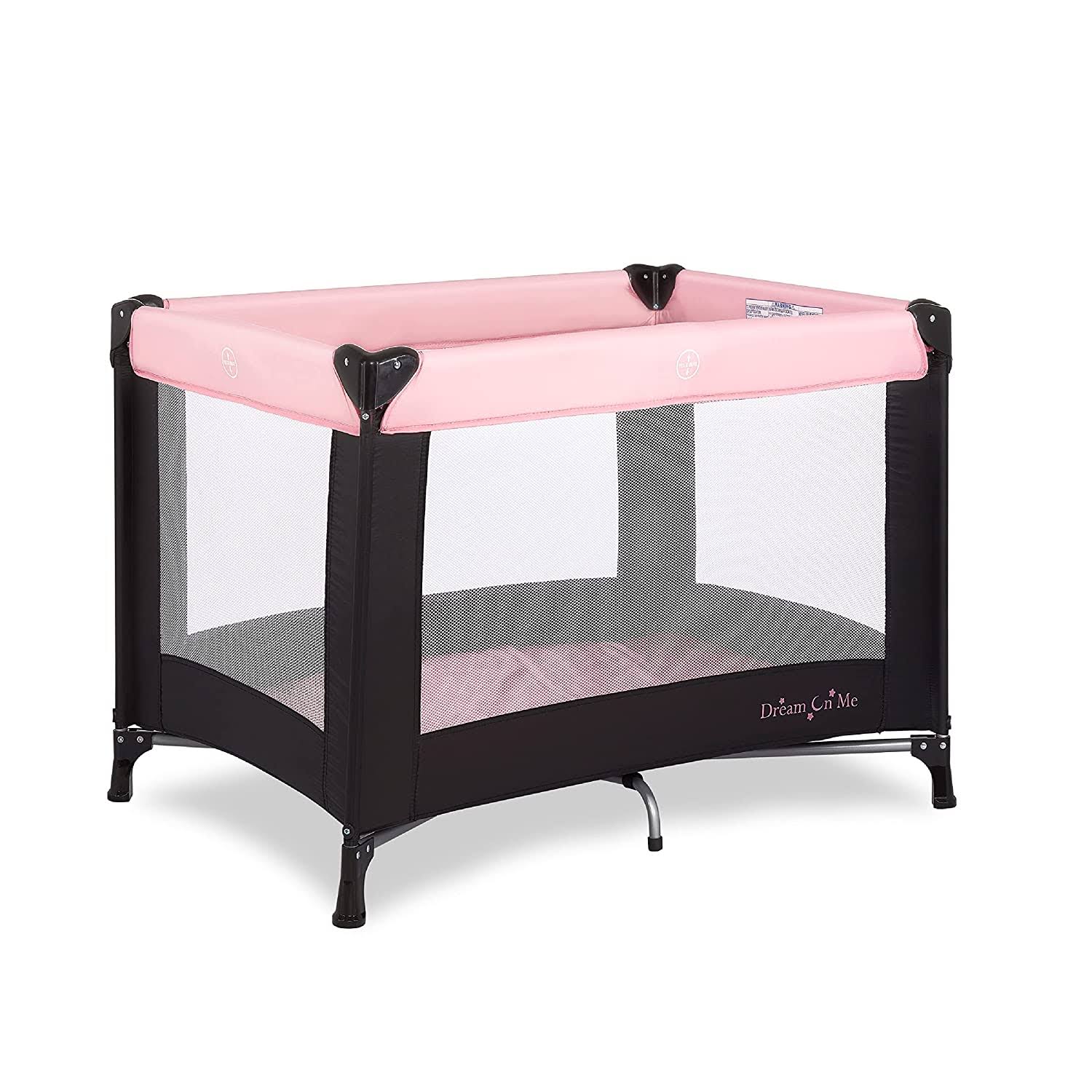 Nest Portable Play Yard with Carry Bag and Shoulder Strap, Pink