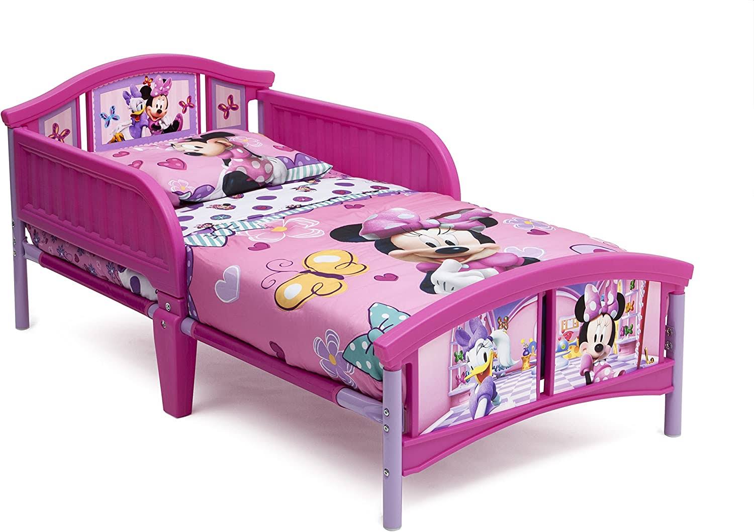 Plastic Toddler Bed,  Minnie Mouse