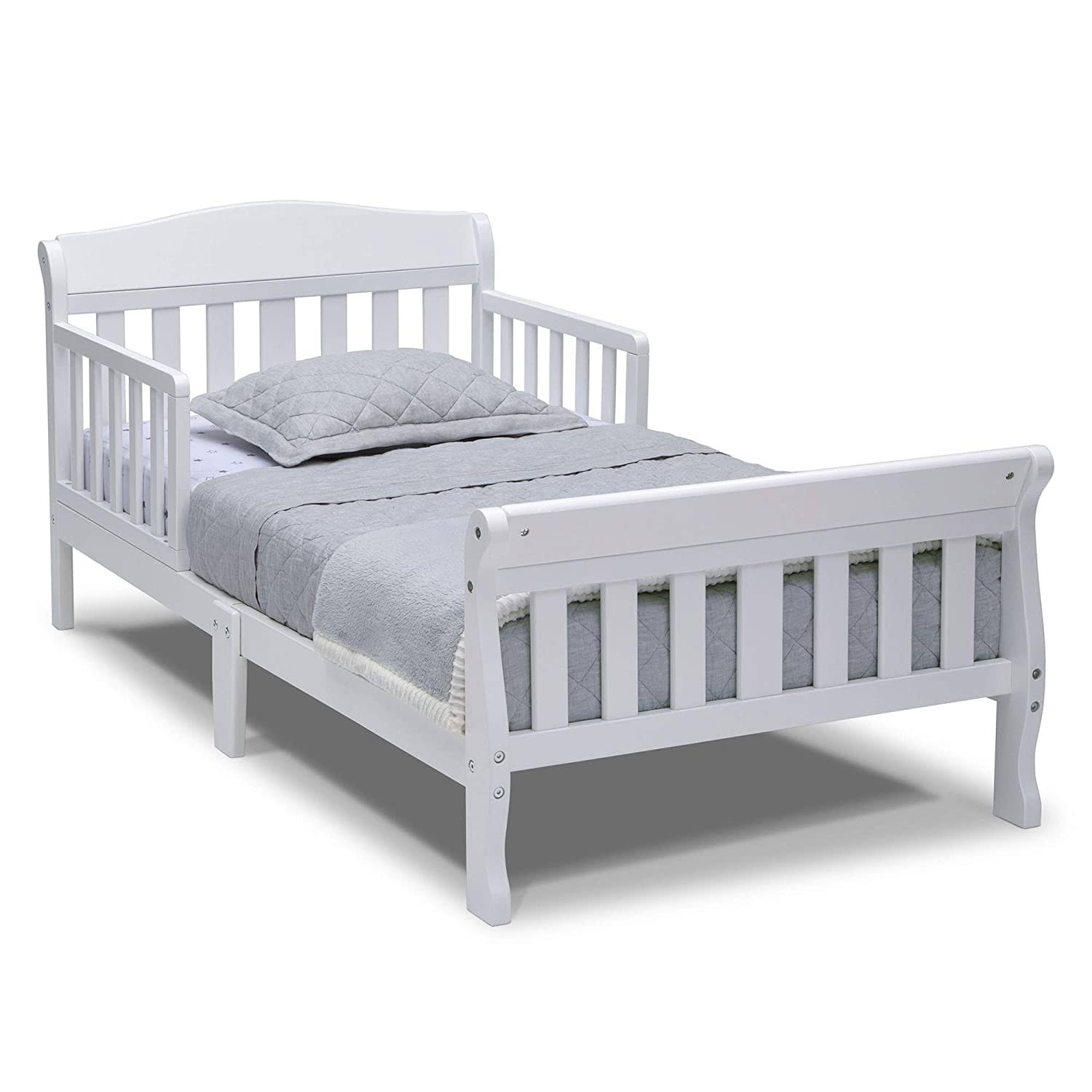Canton Toddler Bed   Greenguard Gold Certified, White