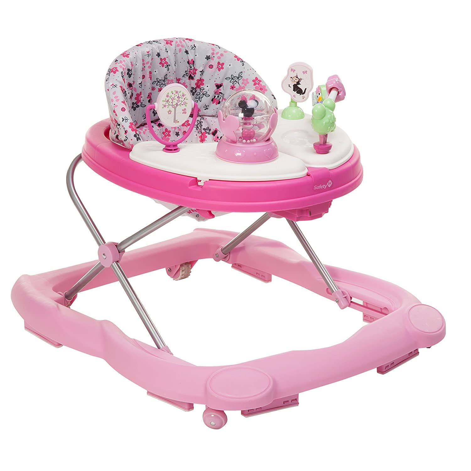 Baby Minnie Mouse Music and Lights Baby Walker with Activity Tray (Garden Delight)